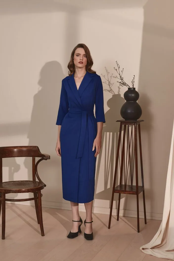 Aisha Beautiful Blue  Evening Dress