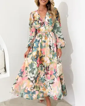 Anne - Elegant Floral Dress