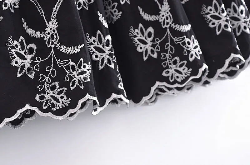 Boho Skirt, Hippie Skirts, Midi Skirt, Mariana in Lace White, Purple and Black