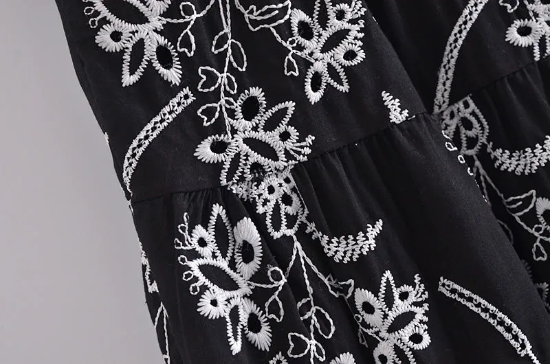 Boho Skirt, Hippie Skirts, Midi Skirt, Mariana in Lace White, Purple and Black