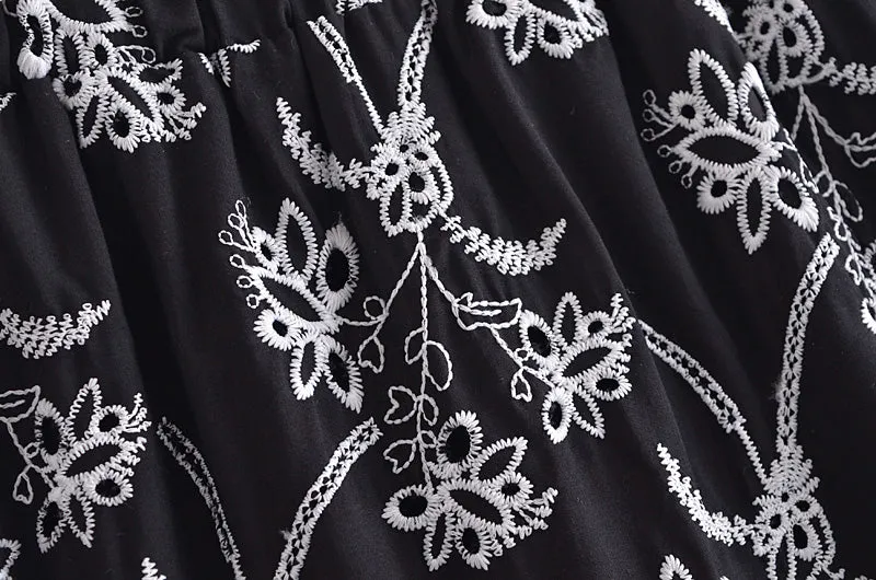Boho Skirt, Hippie Skirts, Midi Skirt, Mariana in Lace White, Purple and Black