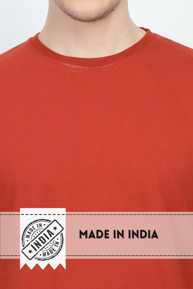 Brick Red T-shirt for men