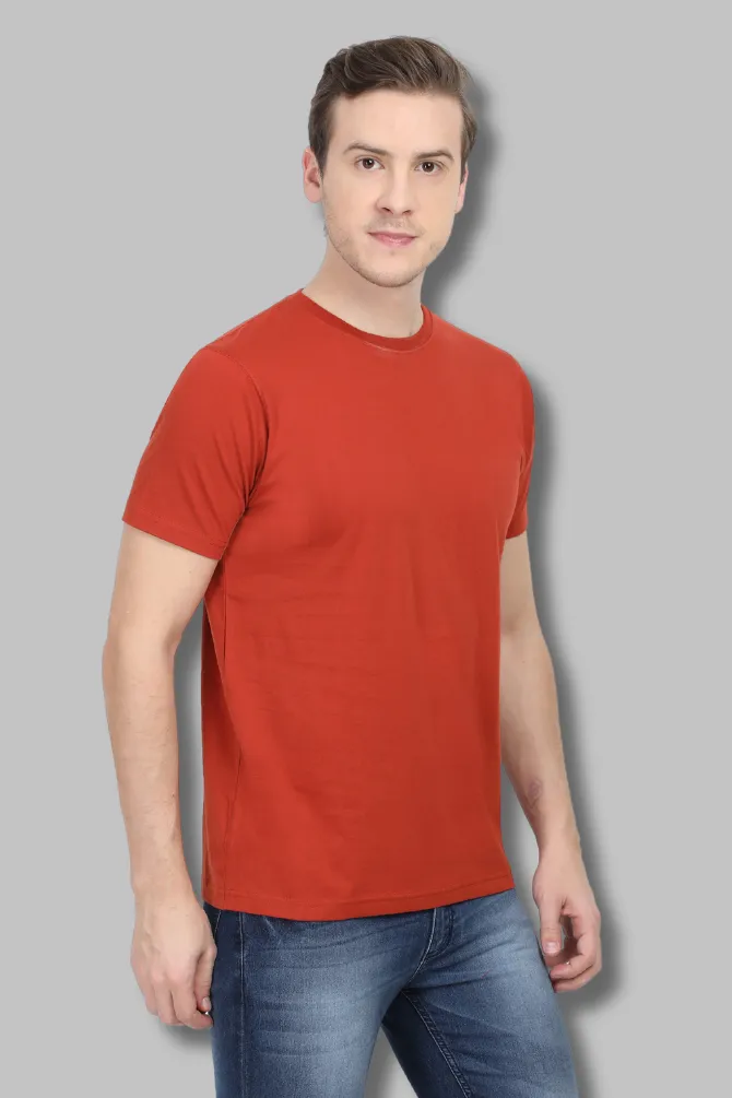 Brick Red T-shirt for men