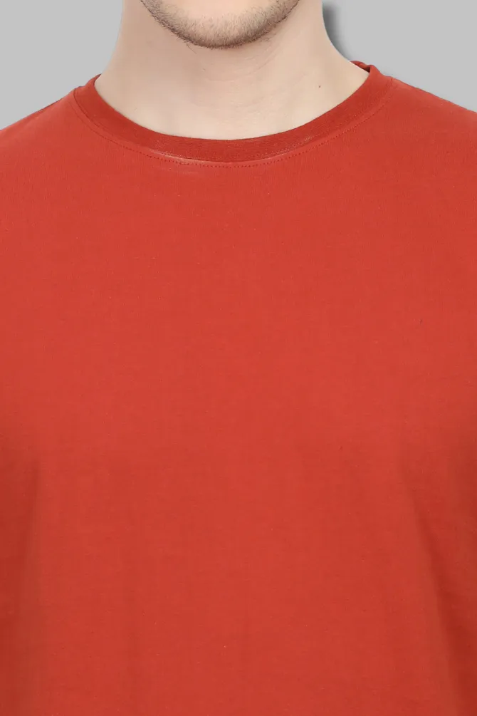 Brick Red T-shirt for men