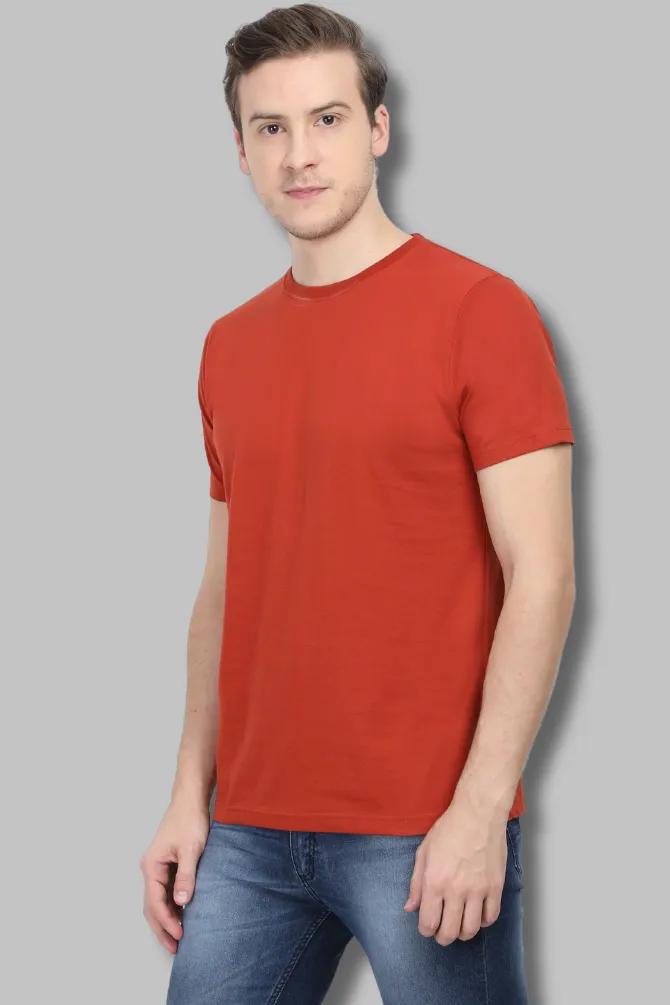 Brick Red T-shirt for men