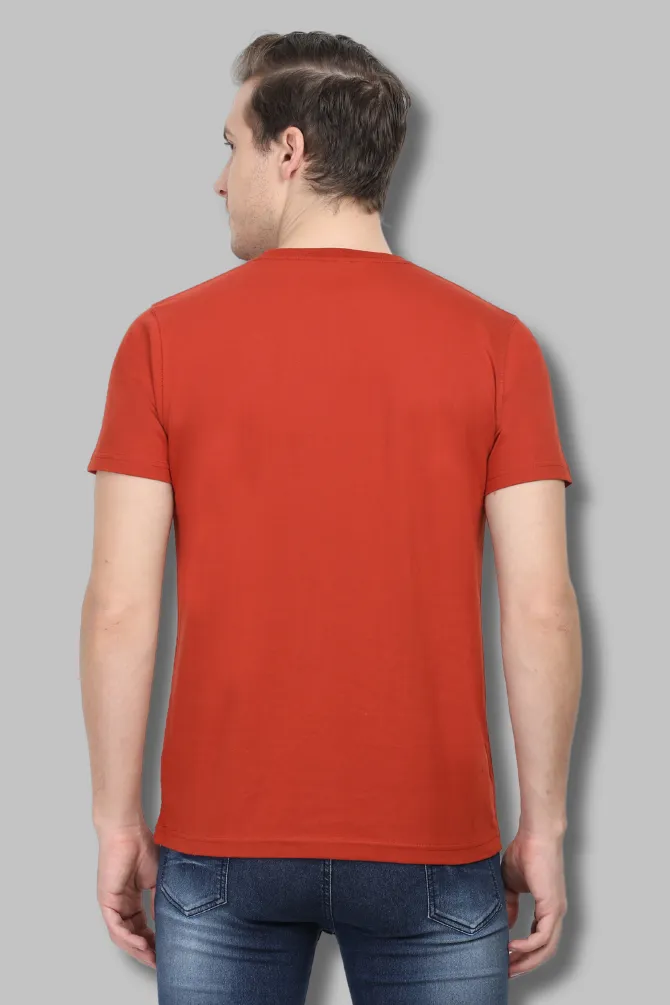 Brick Red T-shirt for men