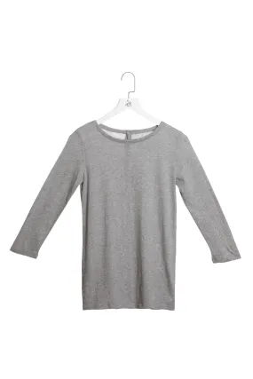 Cashmere-Blend Crew Neck T-Shirt