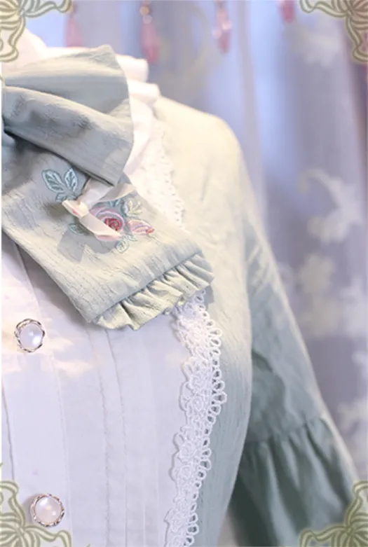 Chess Story~Vintage Lolita Long Sleeve OP Dress