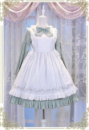 Chess Story~Vintage Lolita Long Sleeve OP Dress