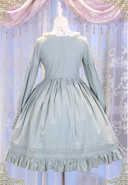 Chess Story~Vintage Lolita Long Sleeve OP Dress