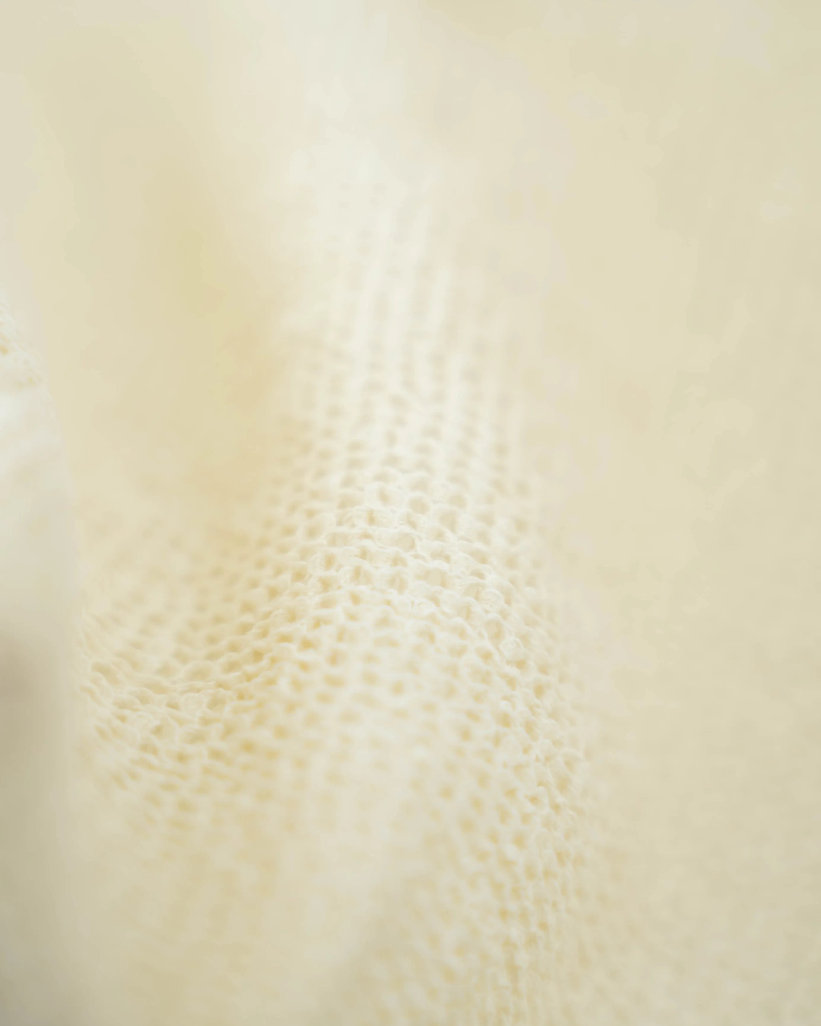 Crochet Short Sleeve Polo Shirt (Beige)