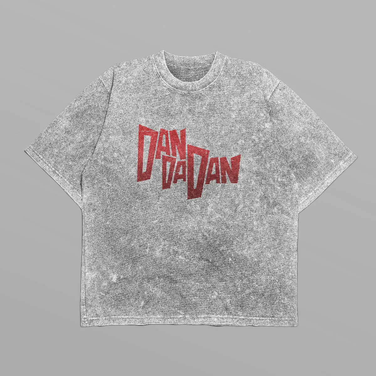 Dandadan Oversized T-Shirt – Minimalist Logo Front & Okarun Side Profile Back Design