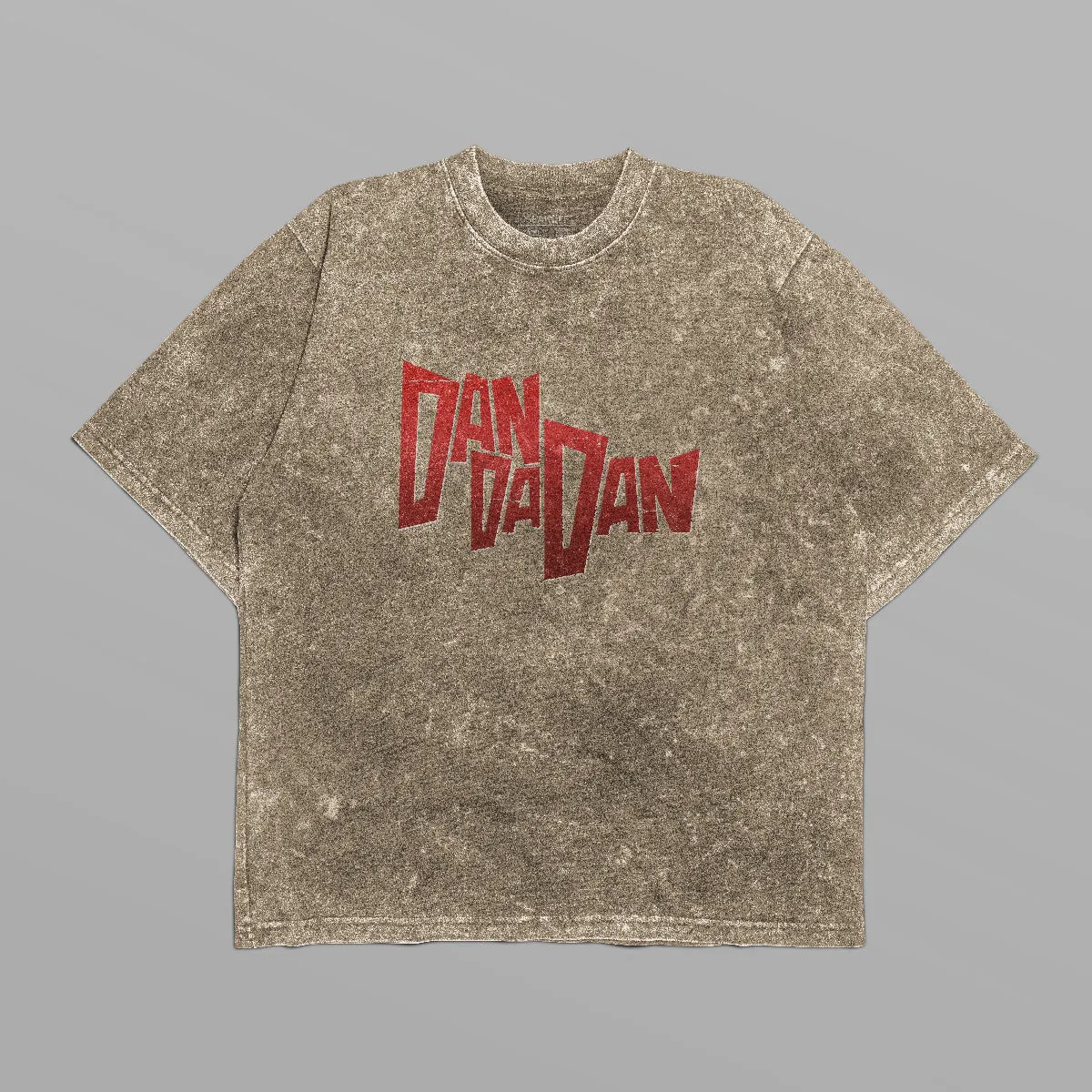 Dandadan Oversized T-Shirt – Minimalist Logo Front & Okarun Side Profile Back Design