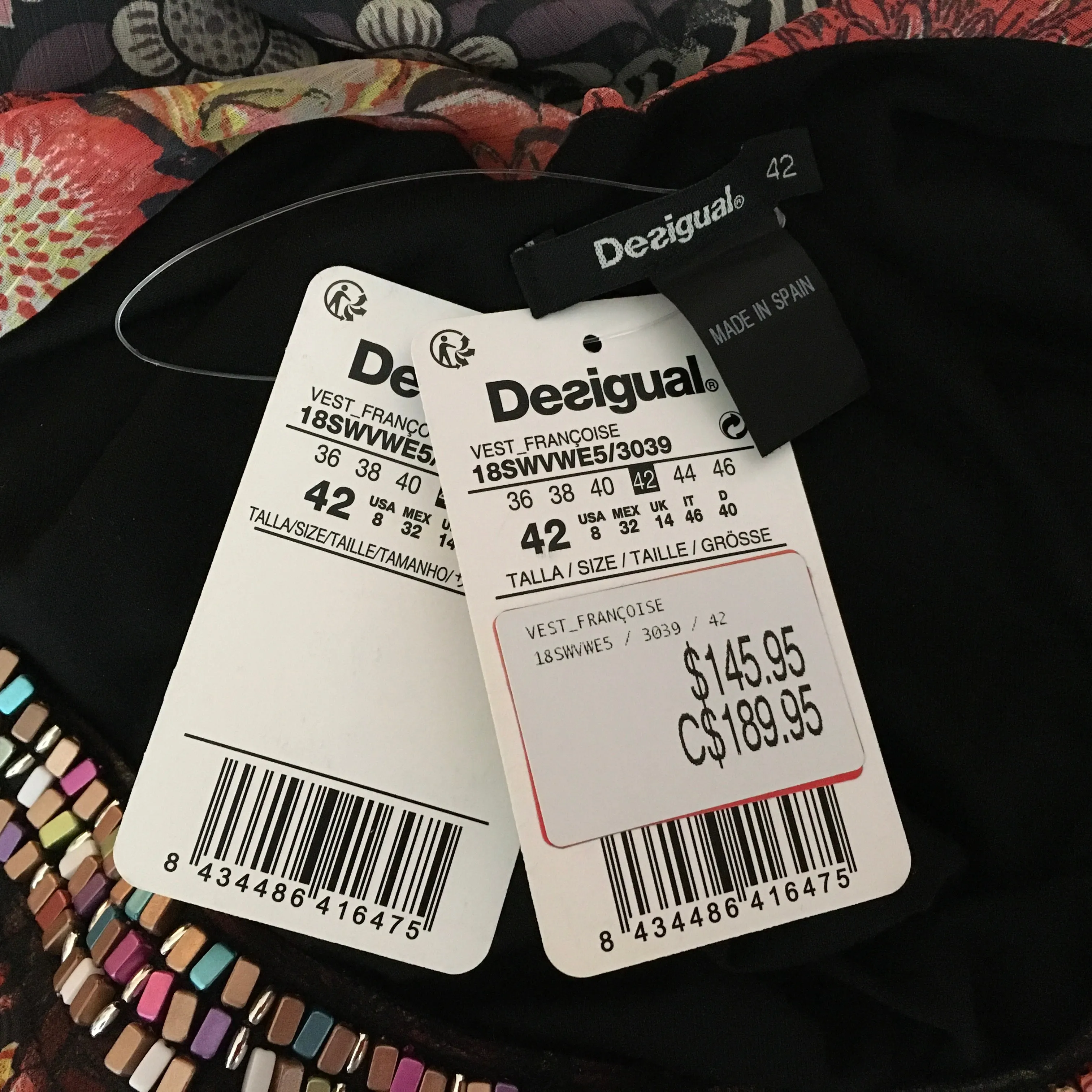 Desigual Floral Multicolor Dress