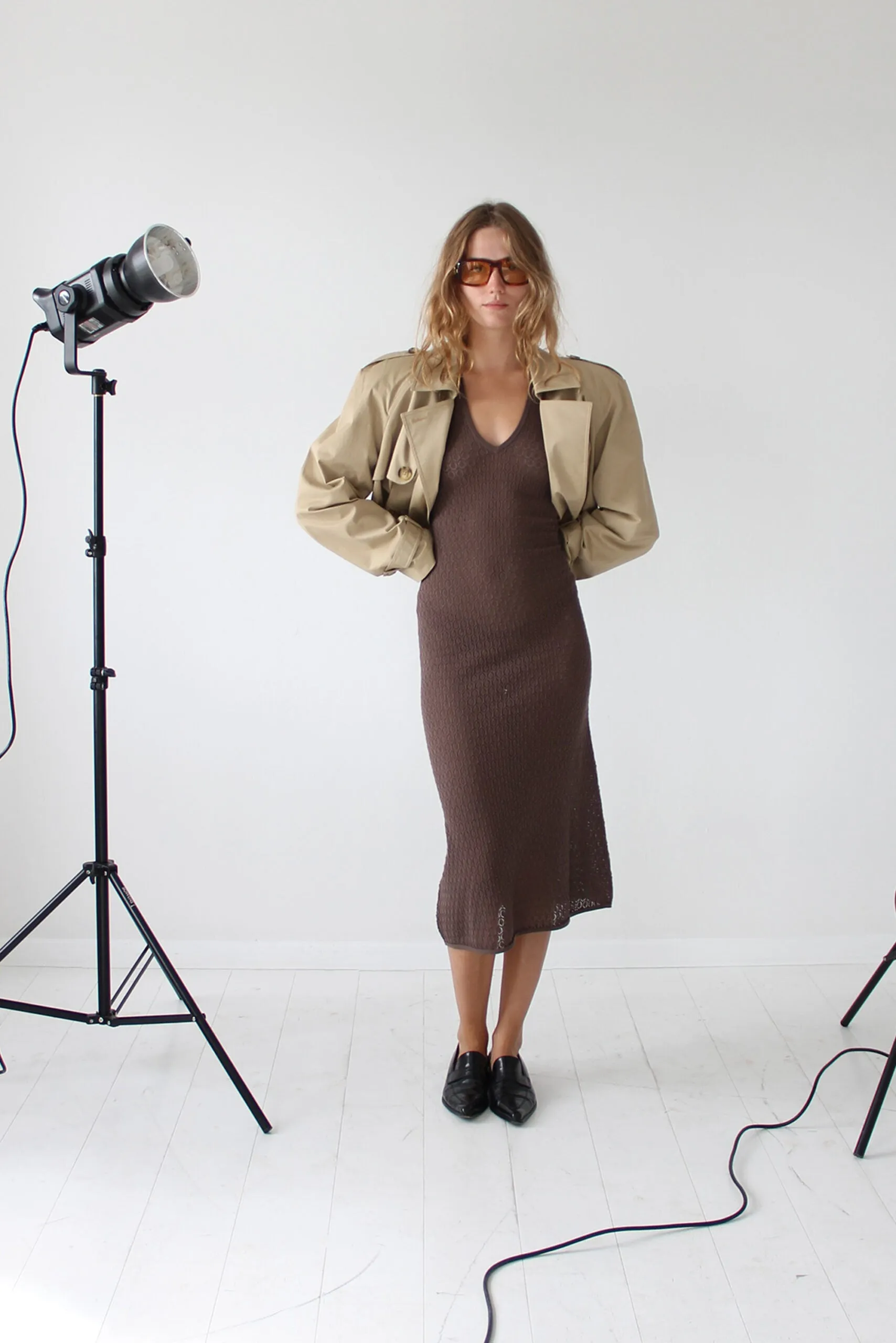 Dylan Short Trench - Sand