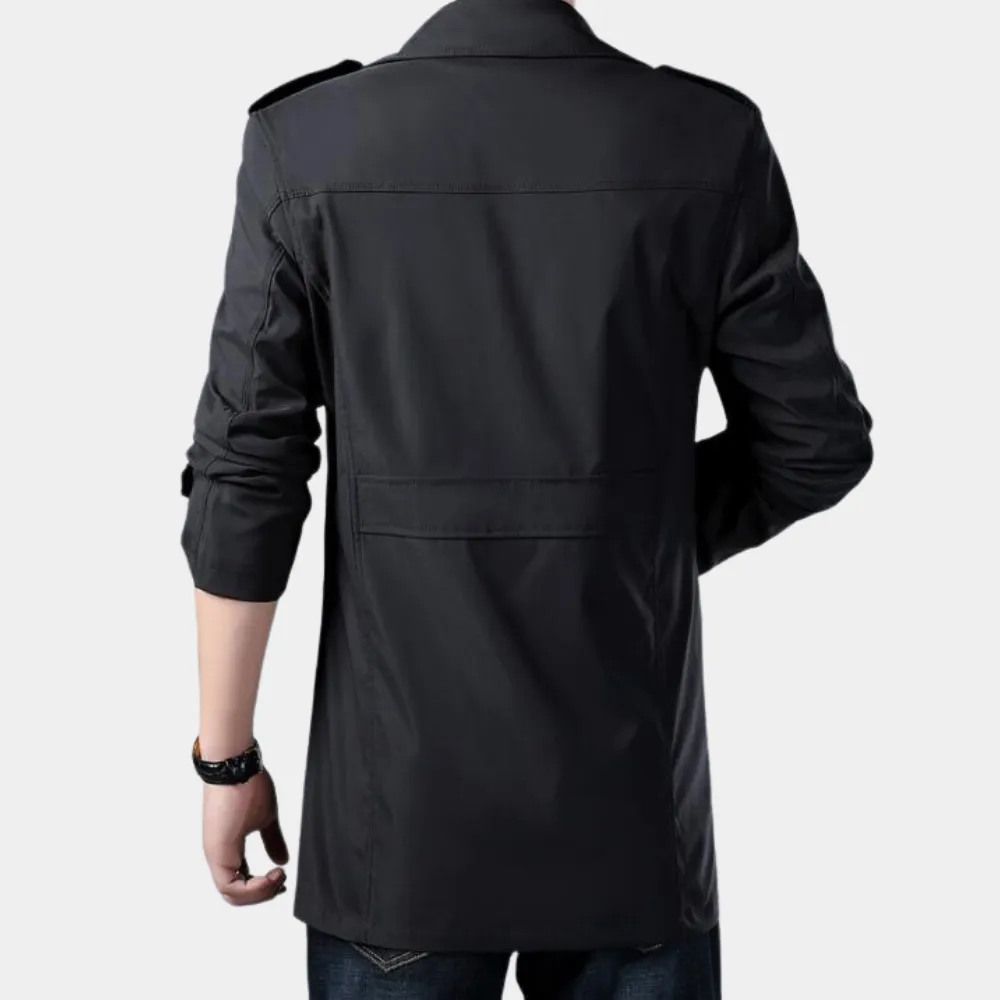 Gregorio - Trench-coat à charme classique pour hommes