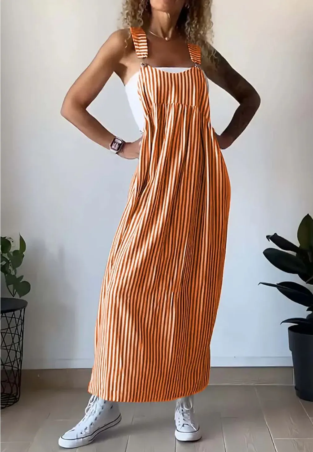 Ivyshape | Casual Striped Dress