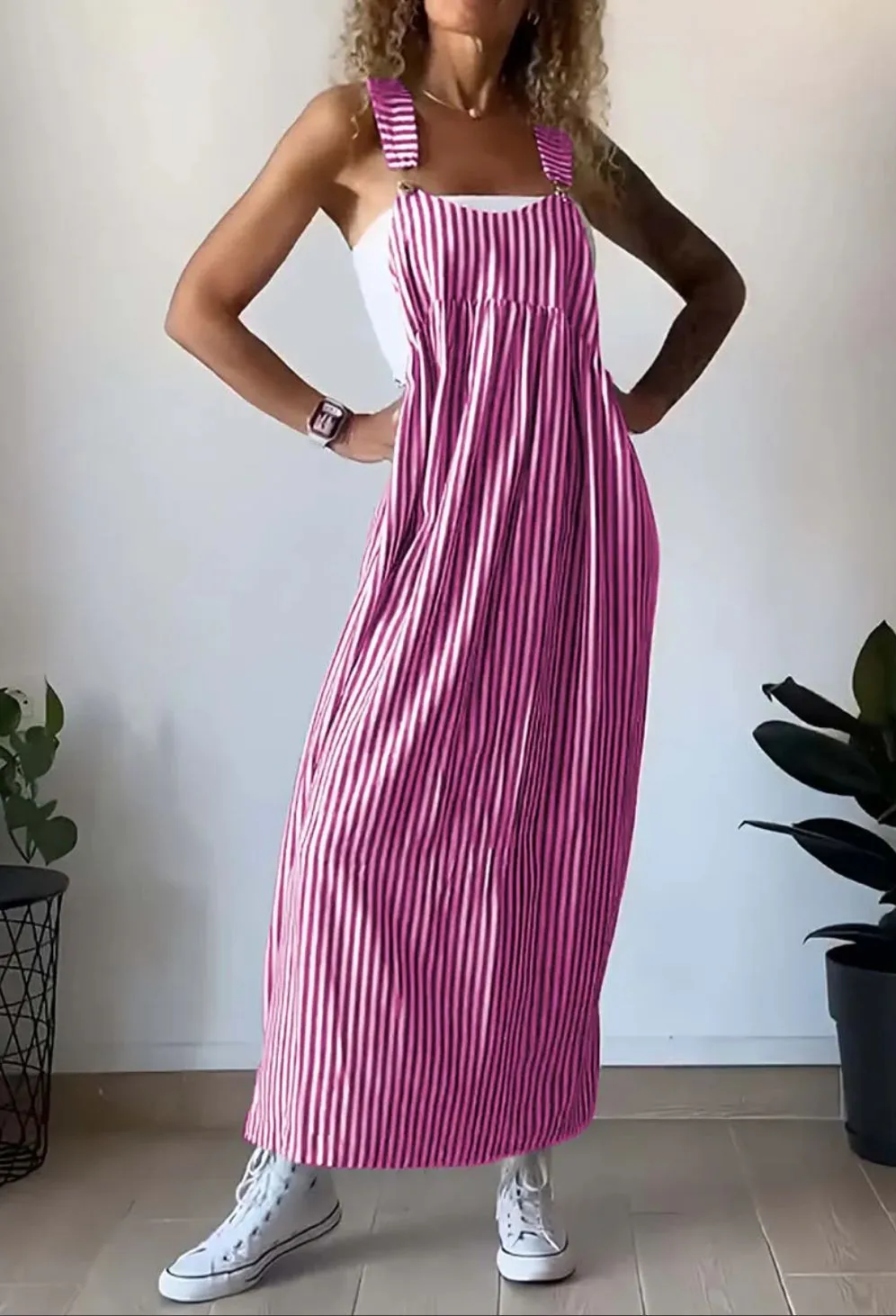 Ivyshape | Casual Striped Dress