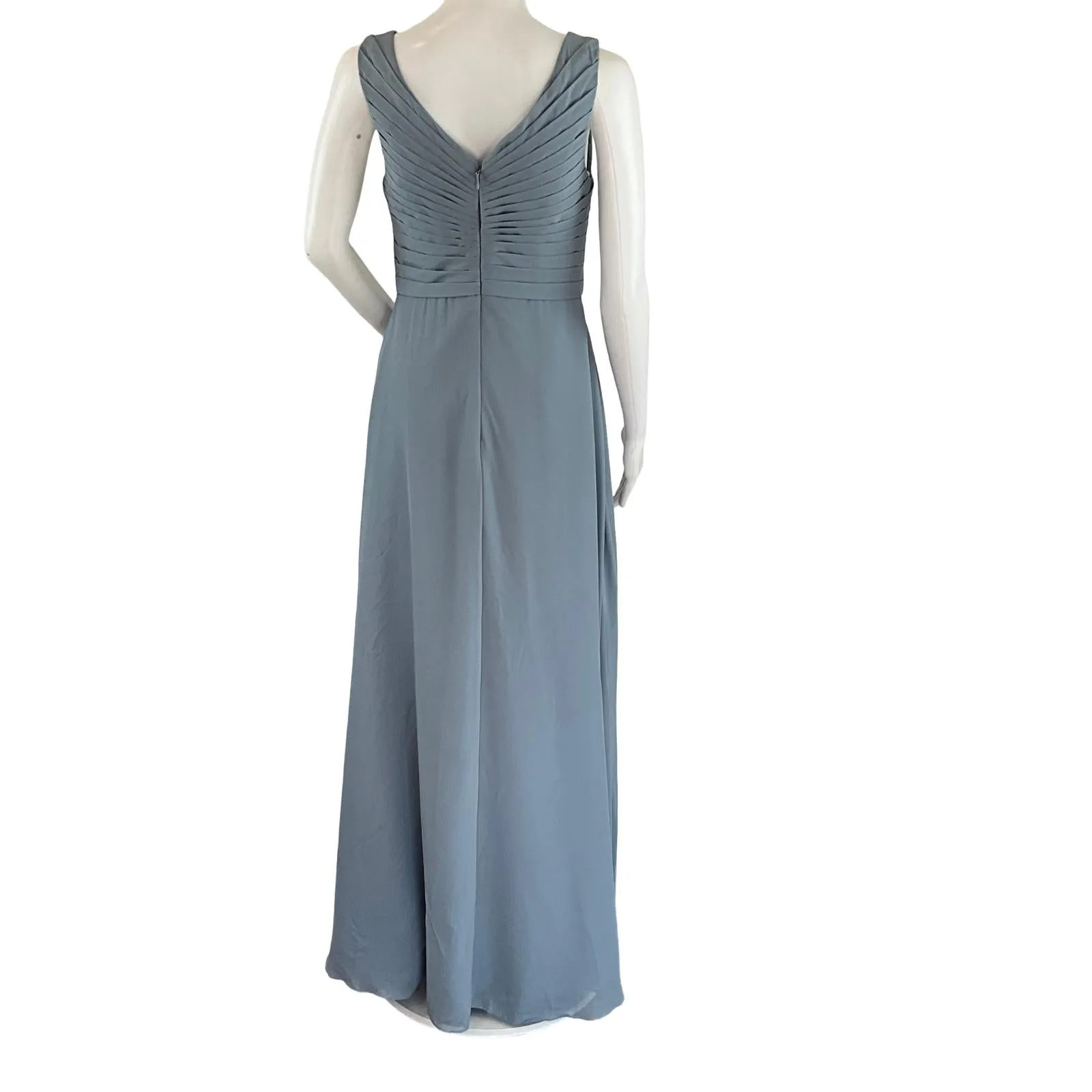 JJ'S House Women's Maxi Dress Sleeveless Blue Sz Small Pre-Owned