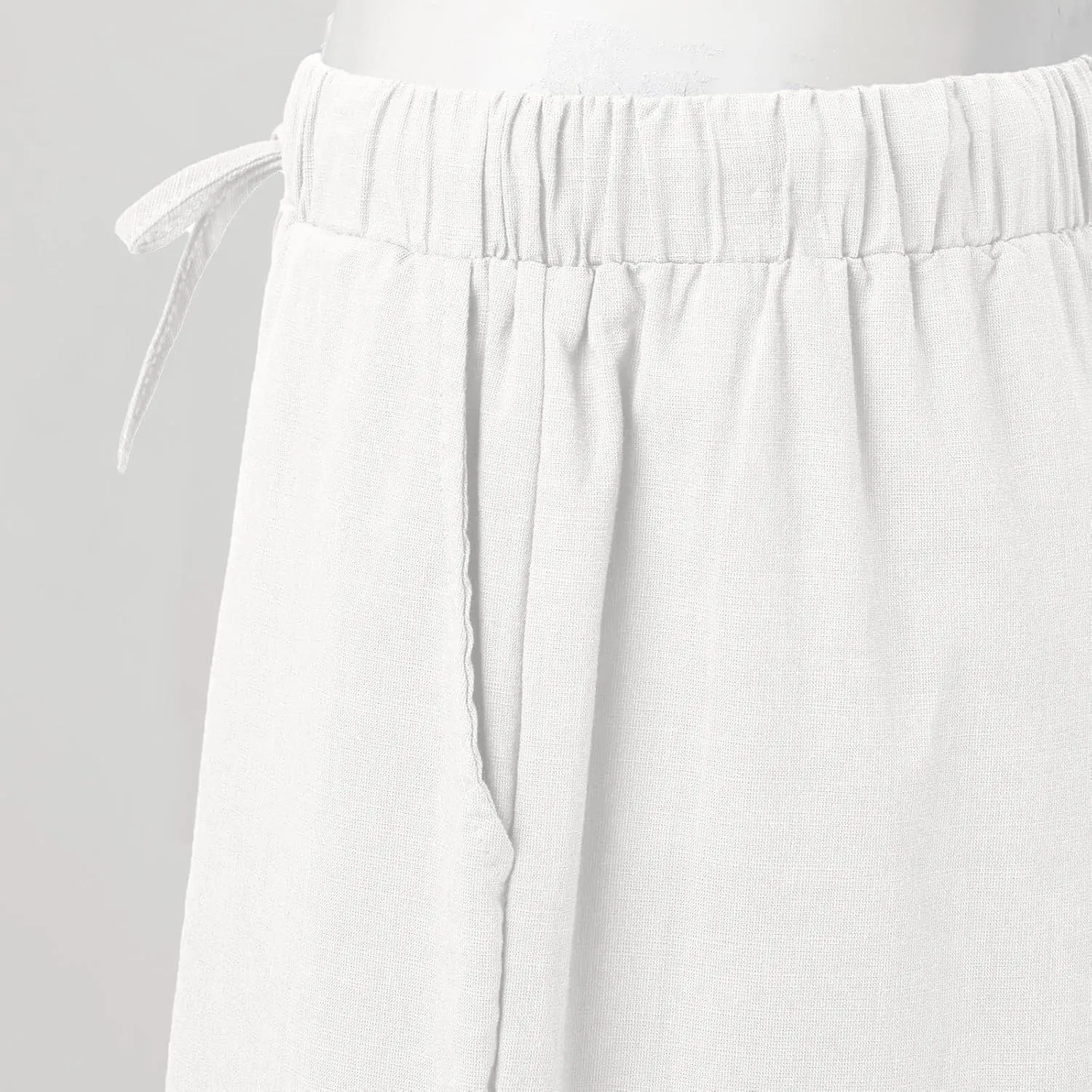 Linen Pants Men Lightweight Beach Pants Comfortable Loose and Light Trousers Workout Gym Running Pants Hip Hop Y2K