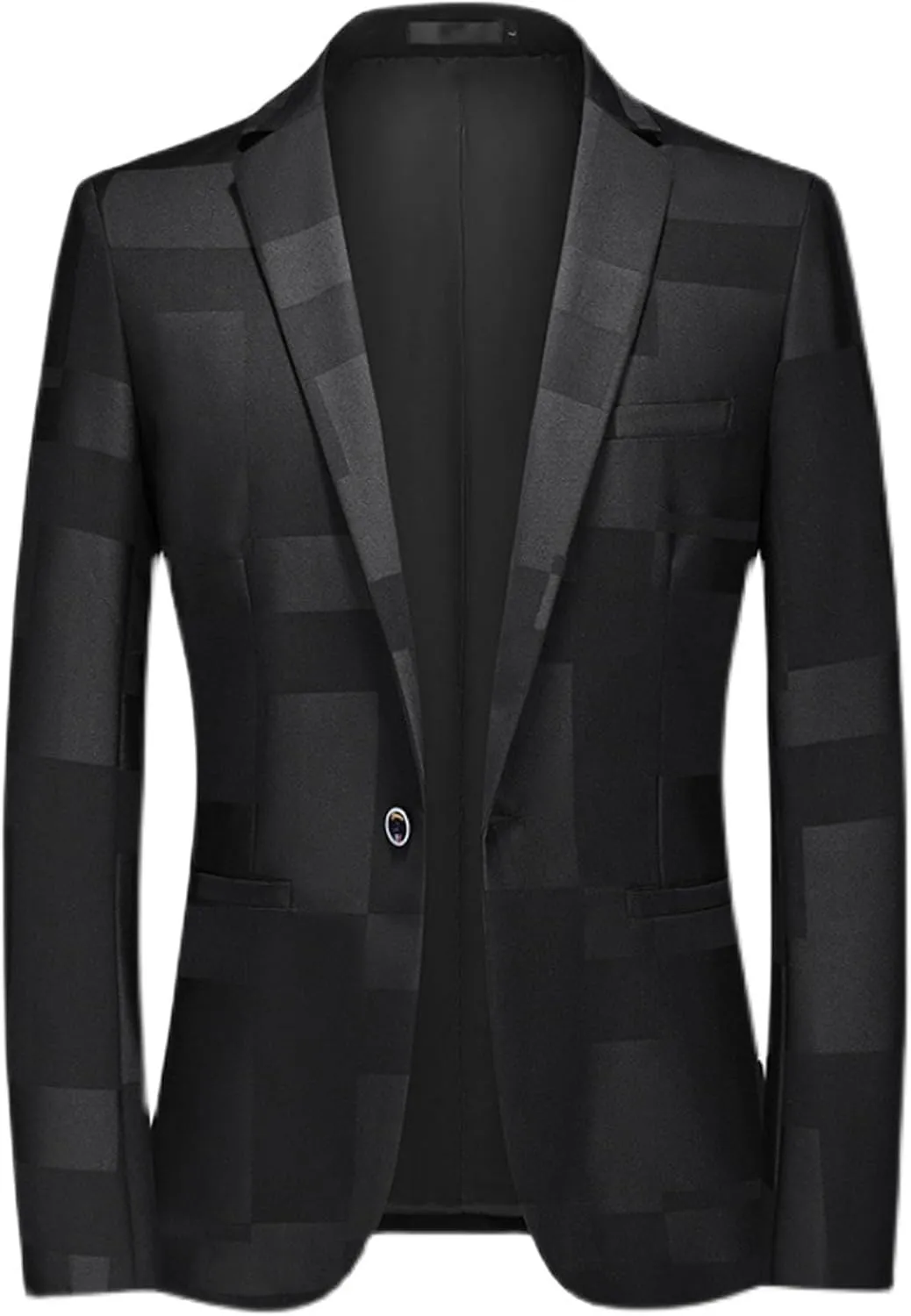 Men's Floral Tuxedo Suit Jacket Dress Dinner Party Prom Blazer Business Notched Lapel Slim Fit Stylish Jackets