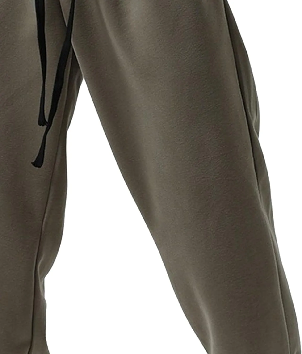 Men's Loose-Fit Gym Sweatpants Workout Jogger Open Bottom Pants Comfortable Breath Sports Trousers