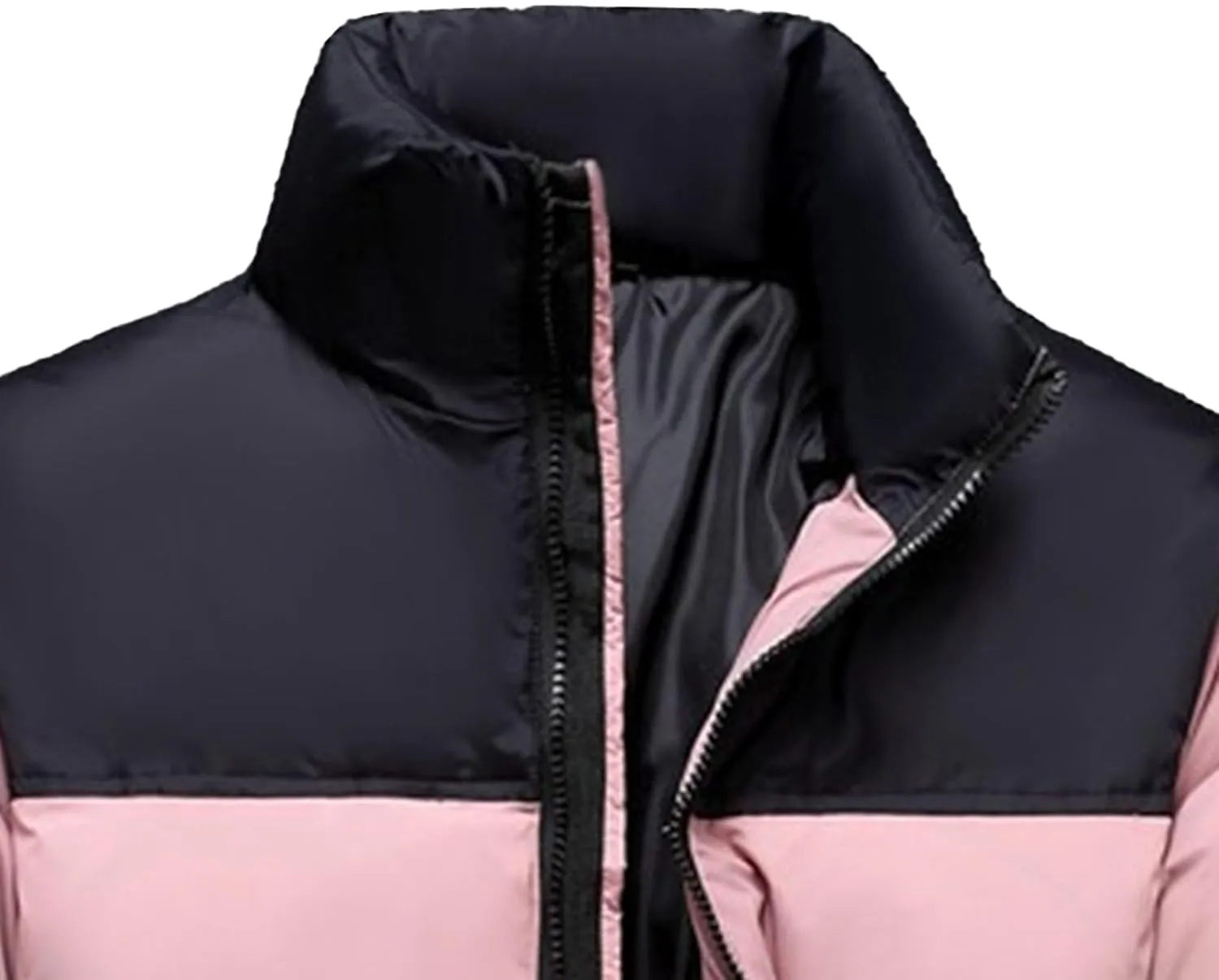 Mens Retro Bubble Puffer Jacket Stylish Stand Collar Duck Down Coats Short Casual Color Down Jackets