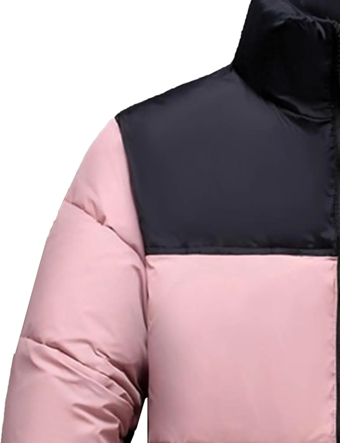 Mens Retro Bubble Puffer Jacket Stylish Stand Collar Duck Down Coats Short Casual Color Down Jackets