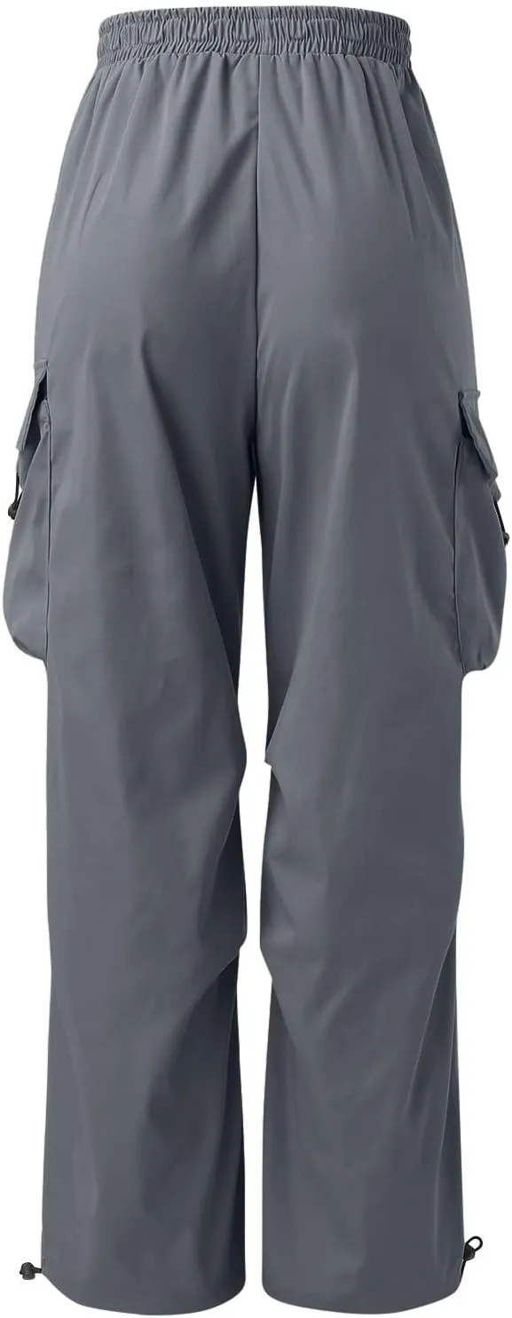 Mens Stretchy Cargo Jogger Pants Elastic Waist Multi Pockets Comfortable Athletic Fit Outdoor Casual Fashion Trousers