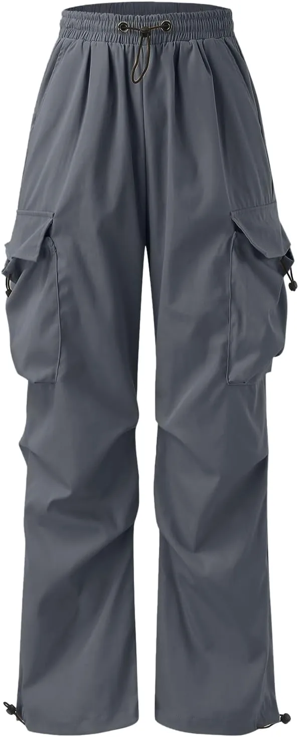 Mens Stretchy Cargo Jogger Pants Elastic Waist Multi Pockets Comfortable Athletic Fit Outdoor Casual Fashion Trousers