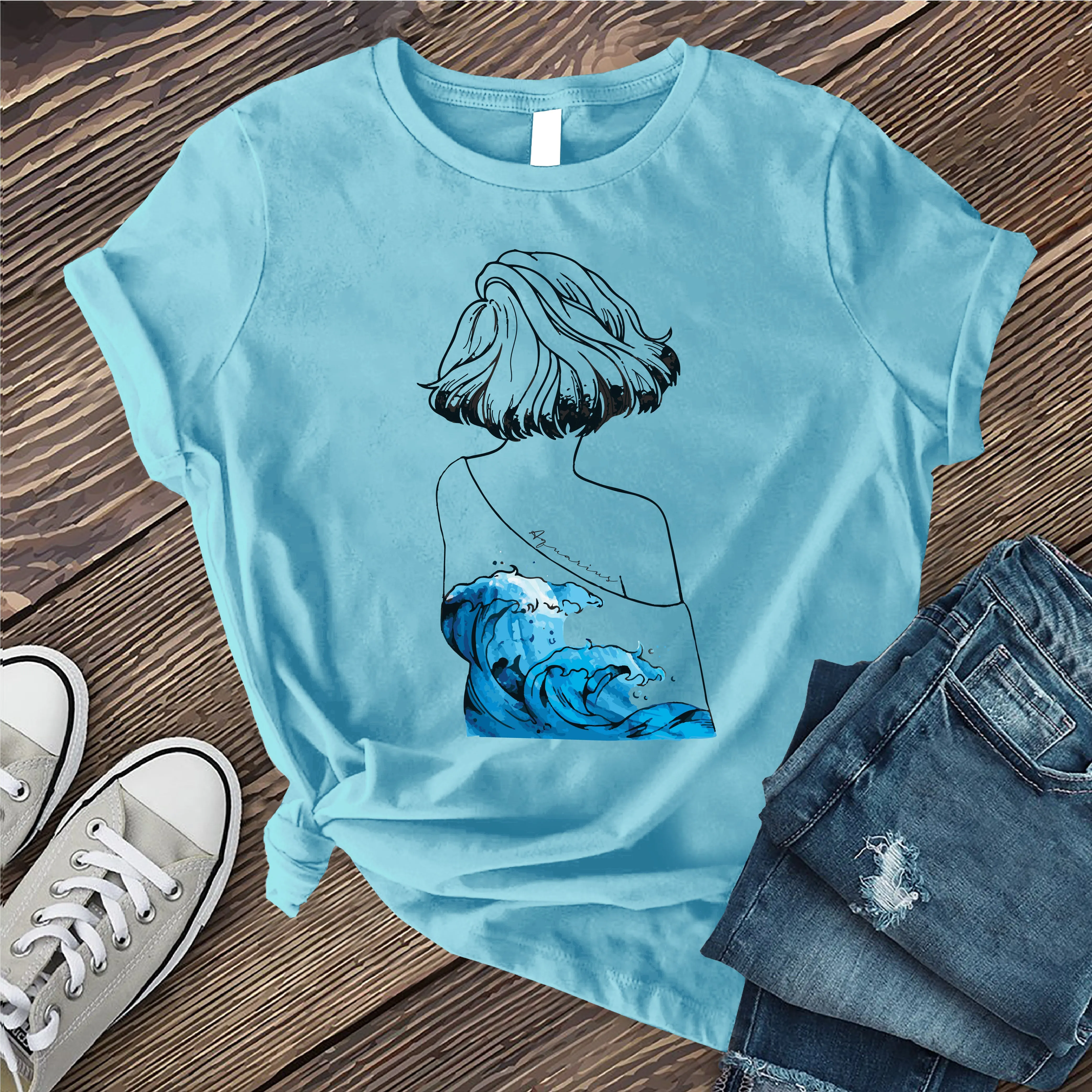 Minimalist Aquarius T-shirt