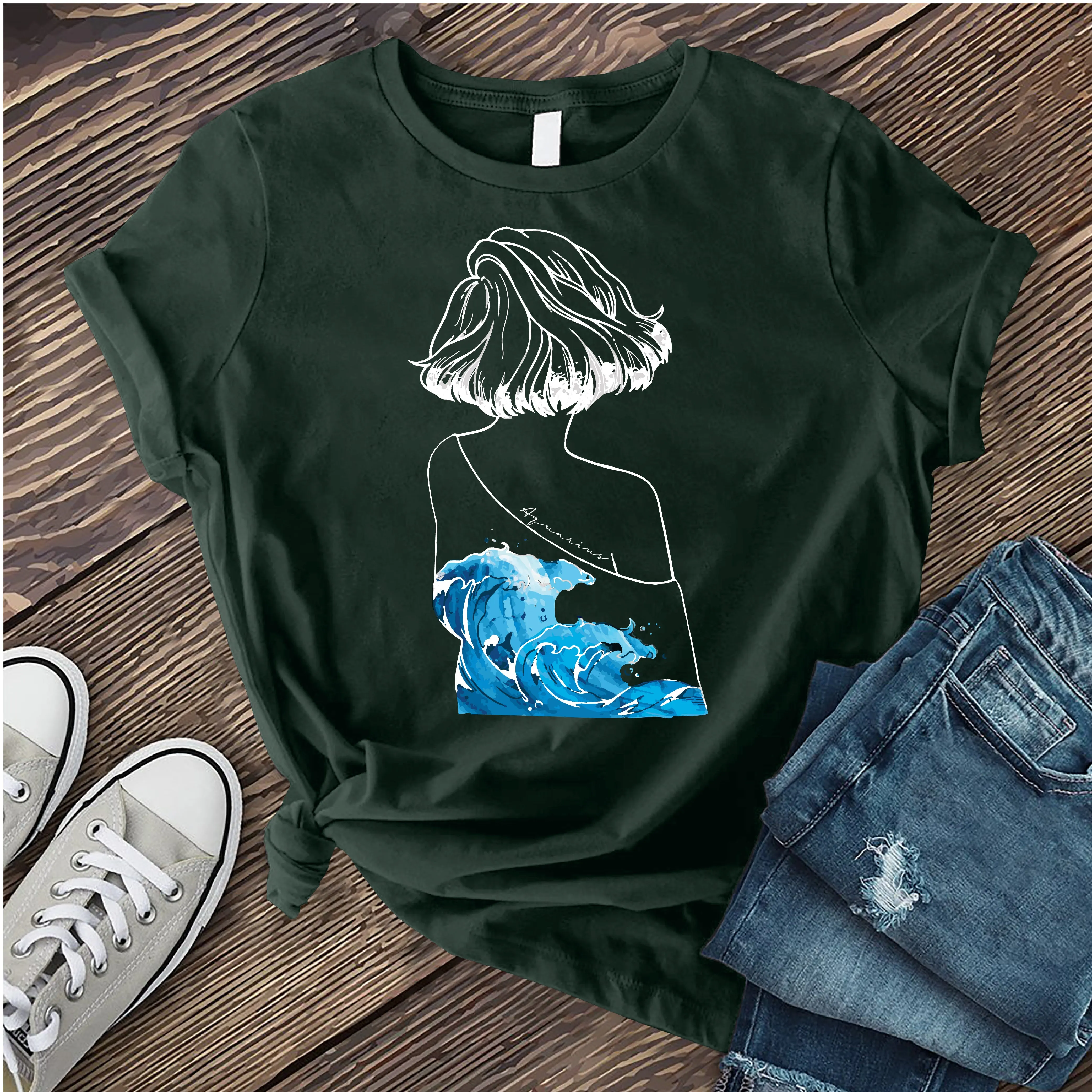 Minimalist Aquarius T-shirt