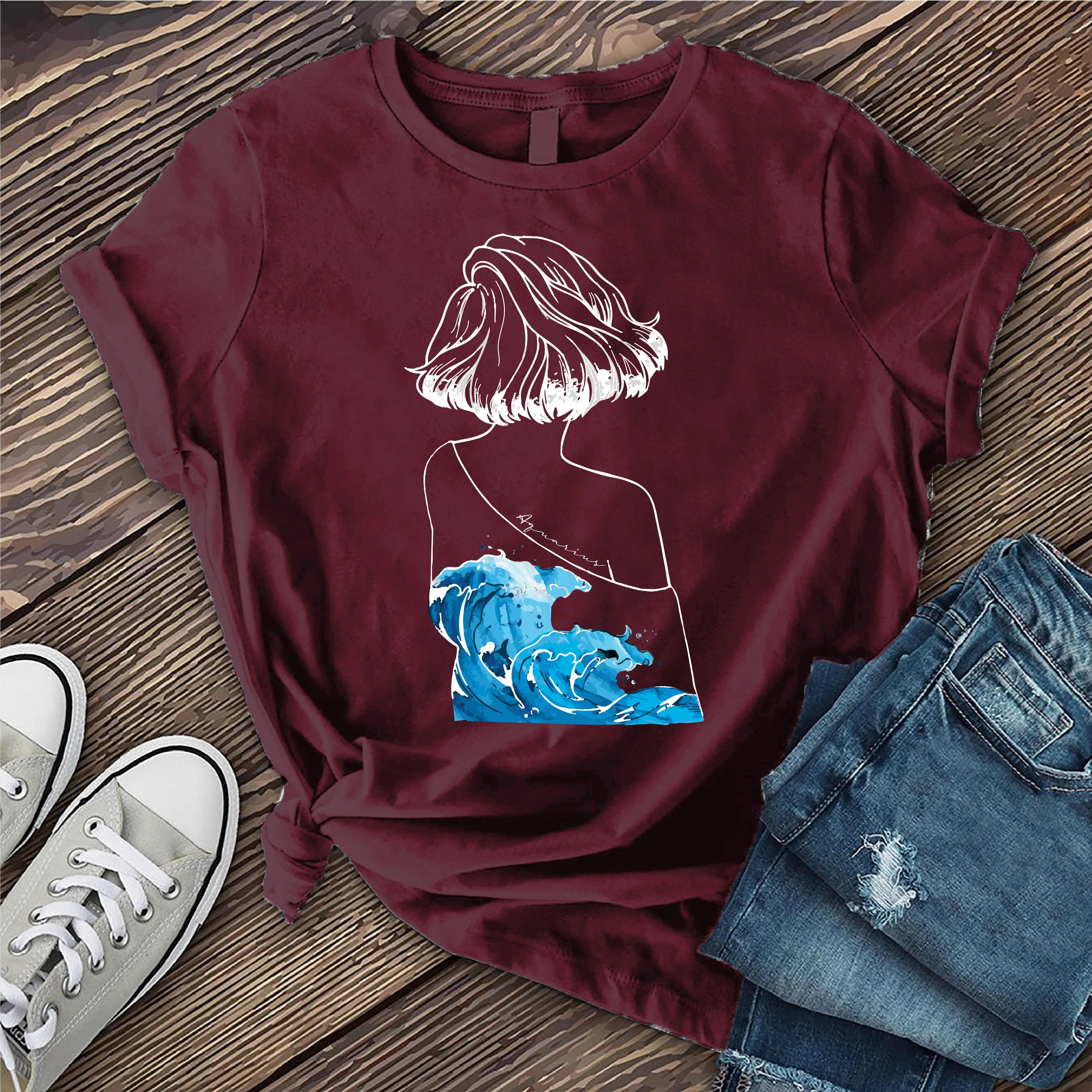 Minimalist Aquarius T-shirt