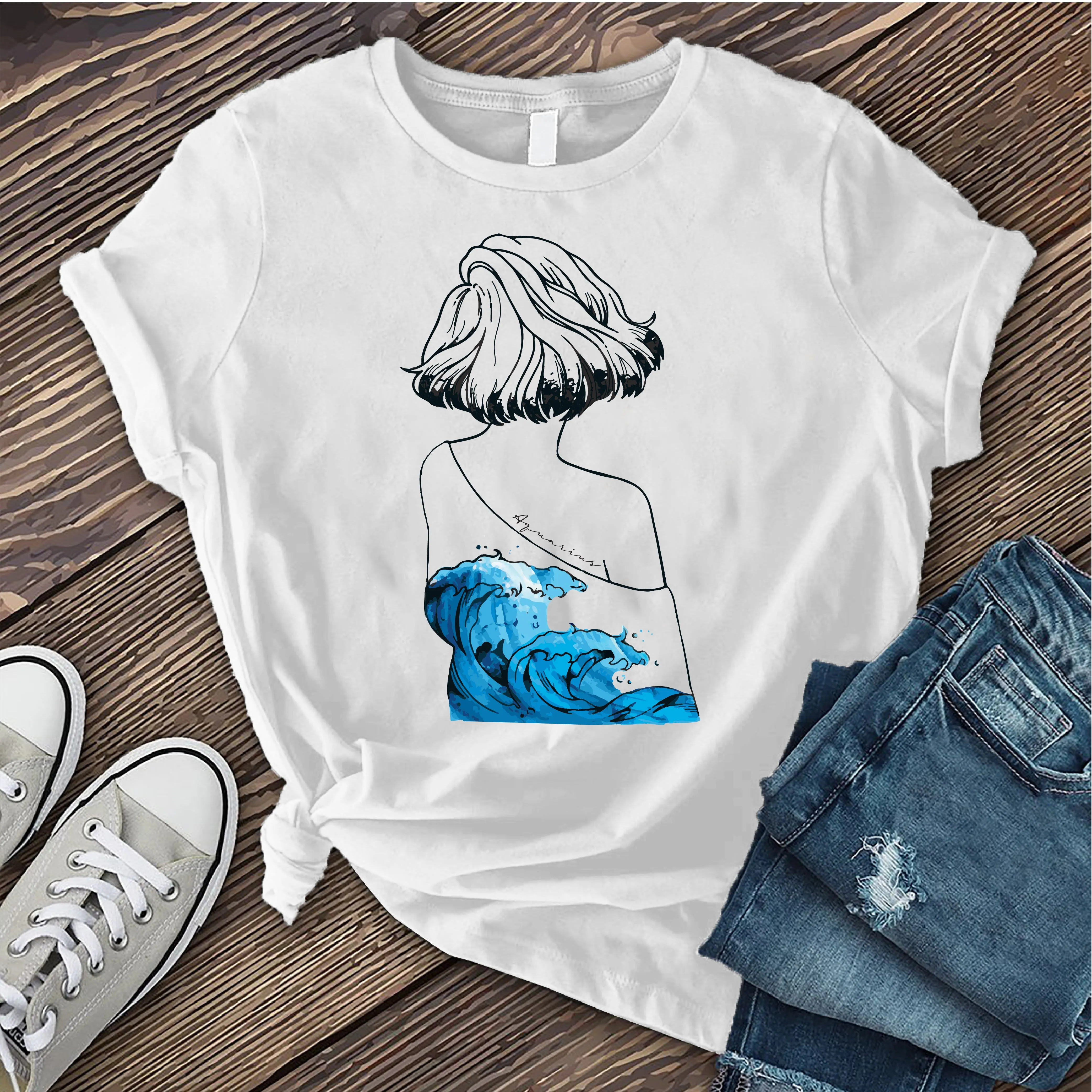 Minimalist Aquarius T-shirt