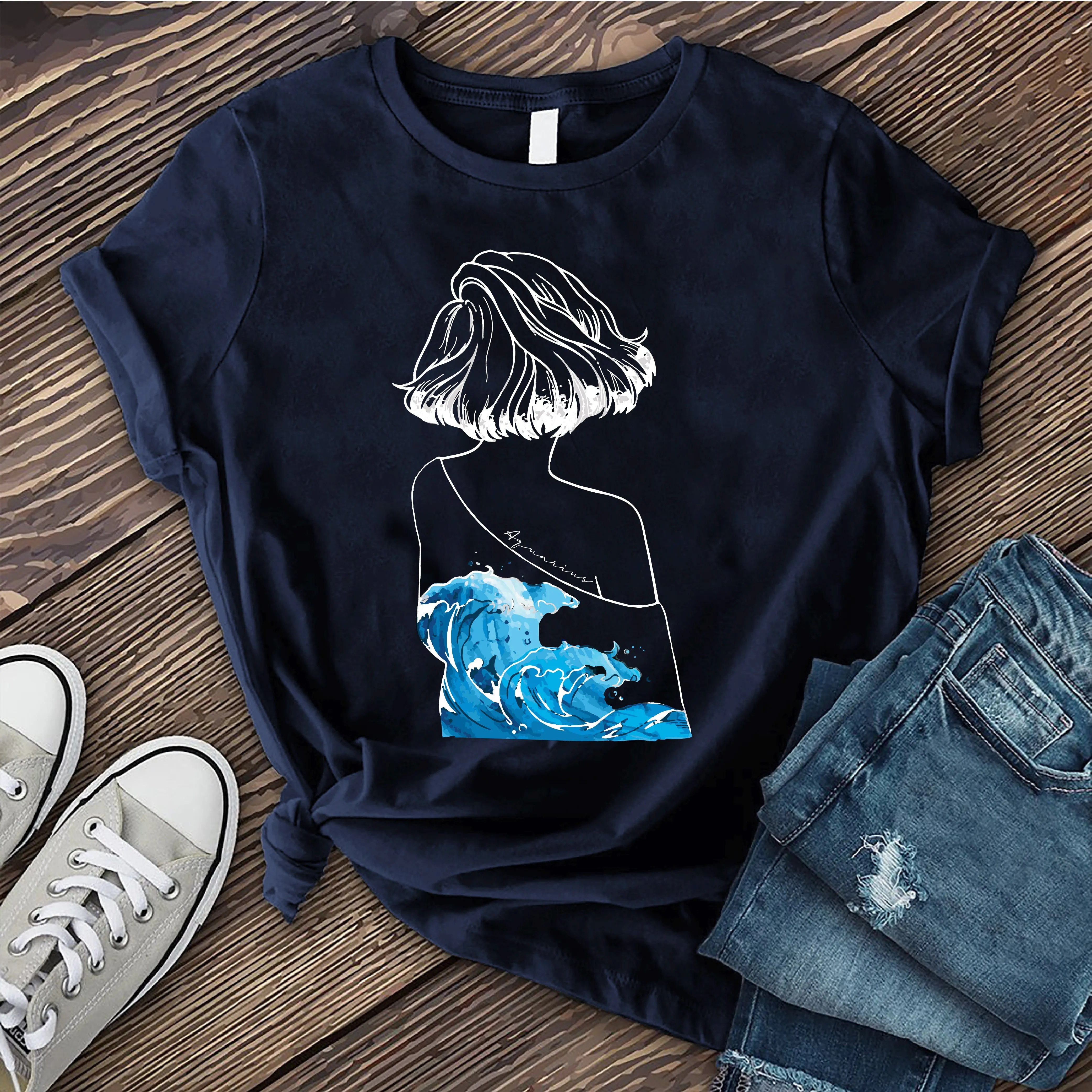 Minimalist Aquarius T-shirt