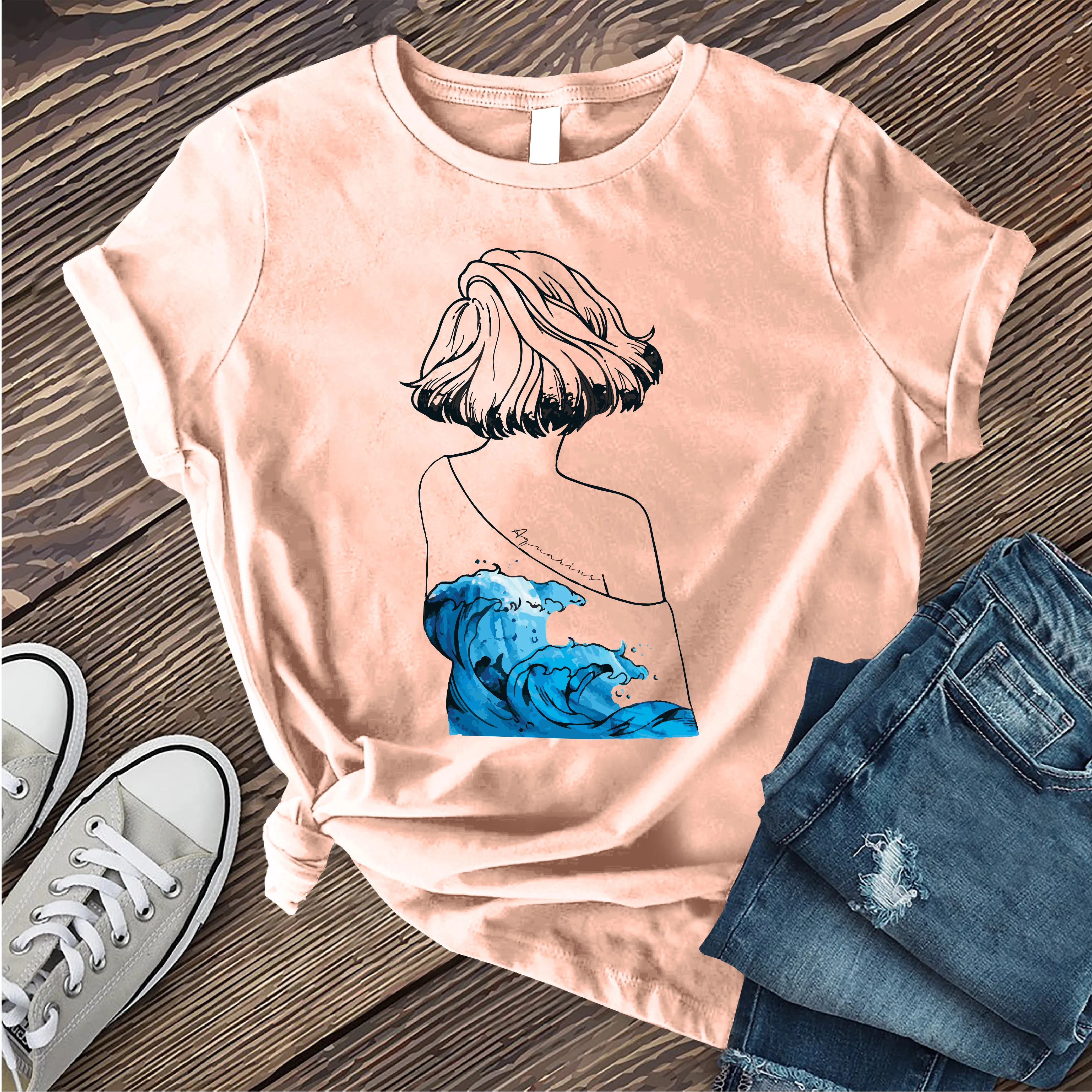 Minimalist Aquarius T-shirt