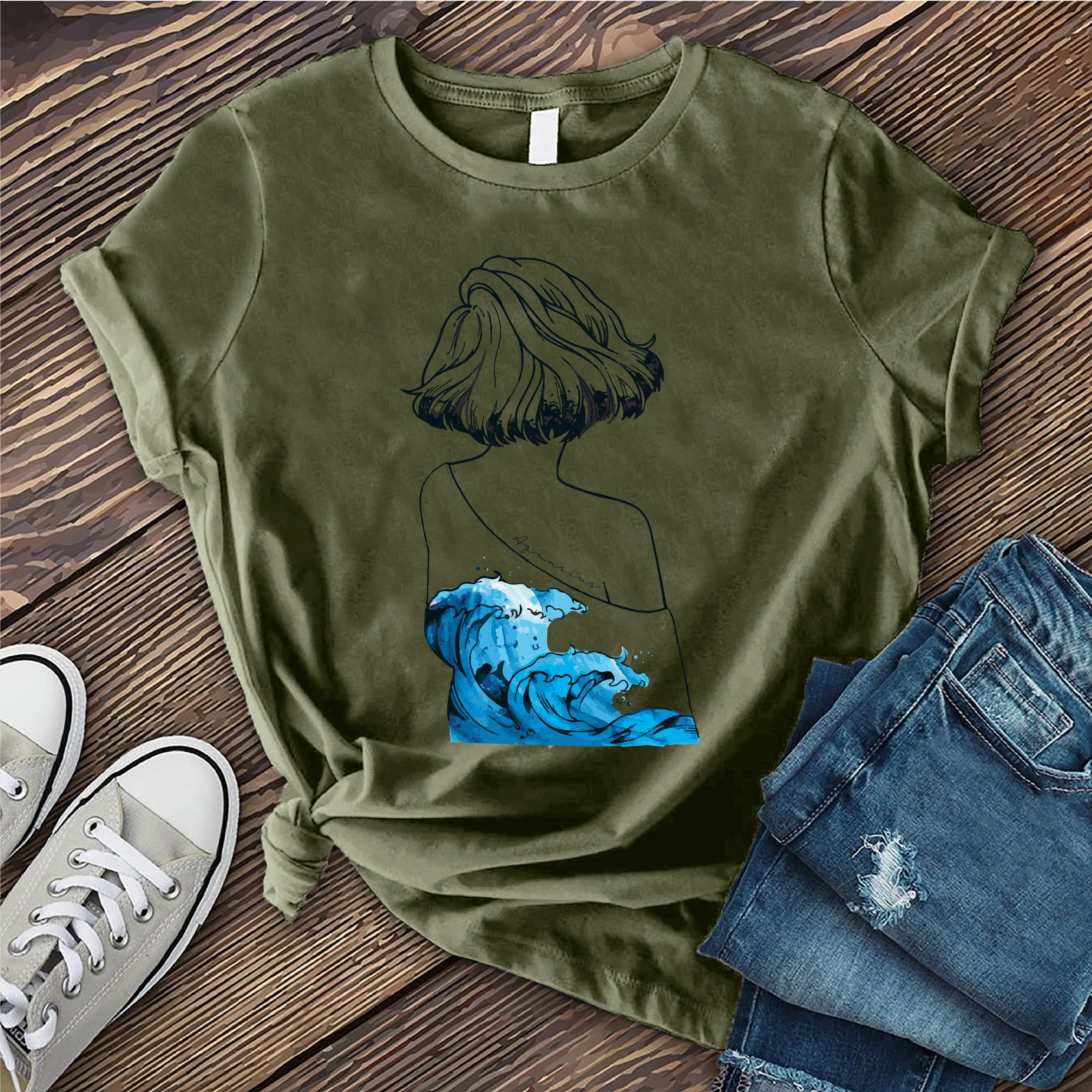 Minimalist Aquarius T-shirt