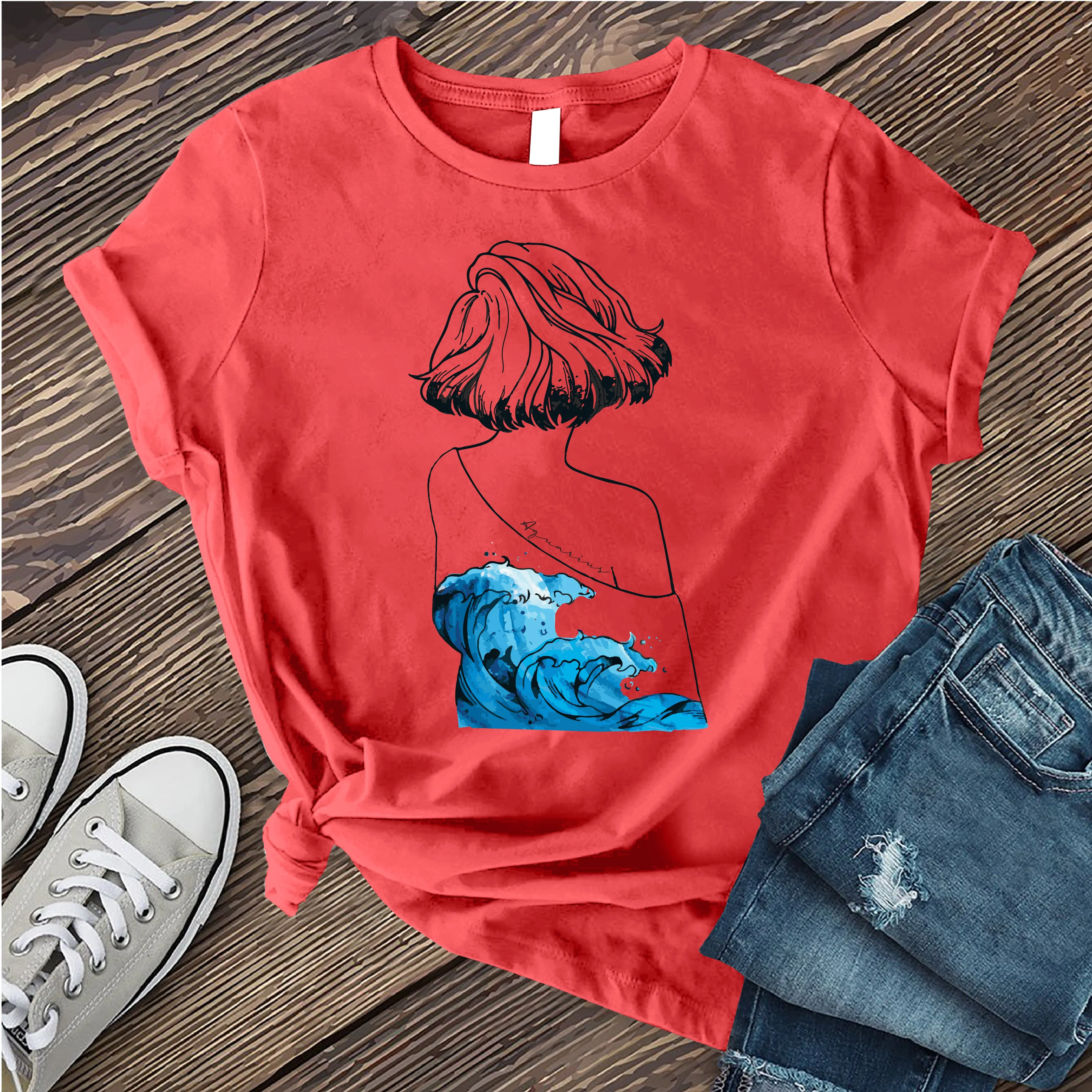 Minimalist Aquarius T-shirt