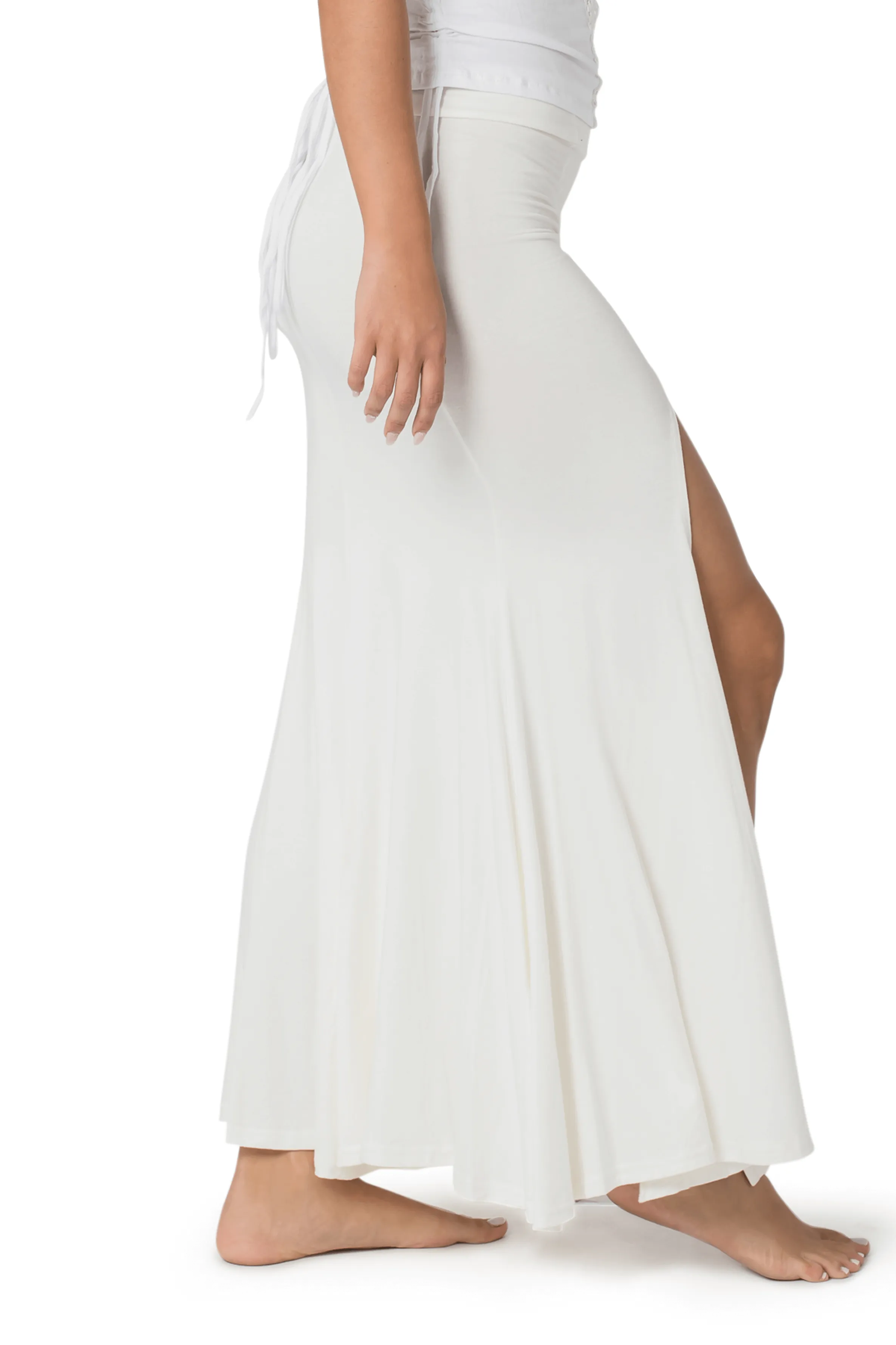 MIRMADE MAXI SLIT SKIRT