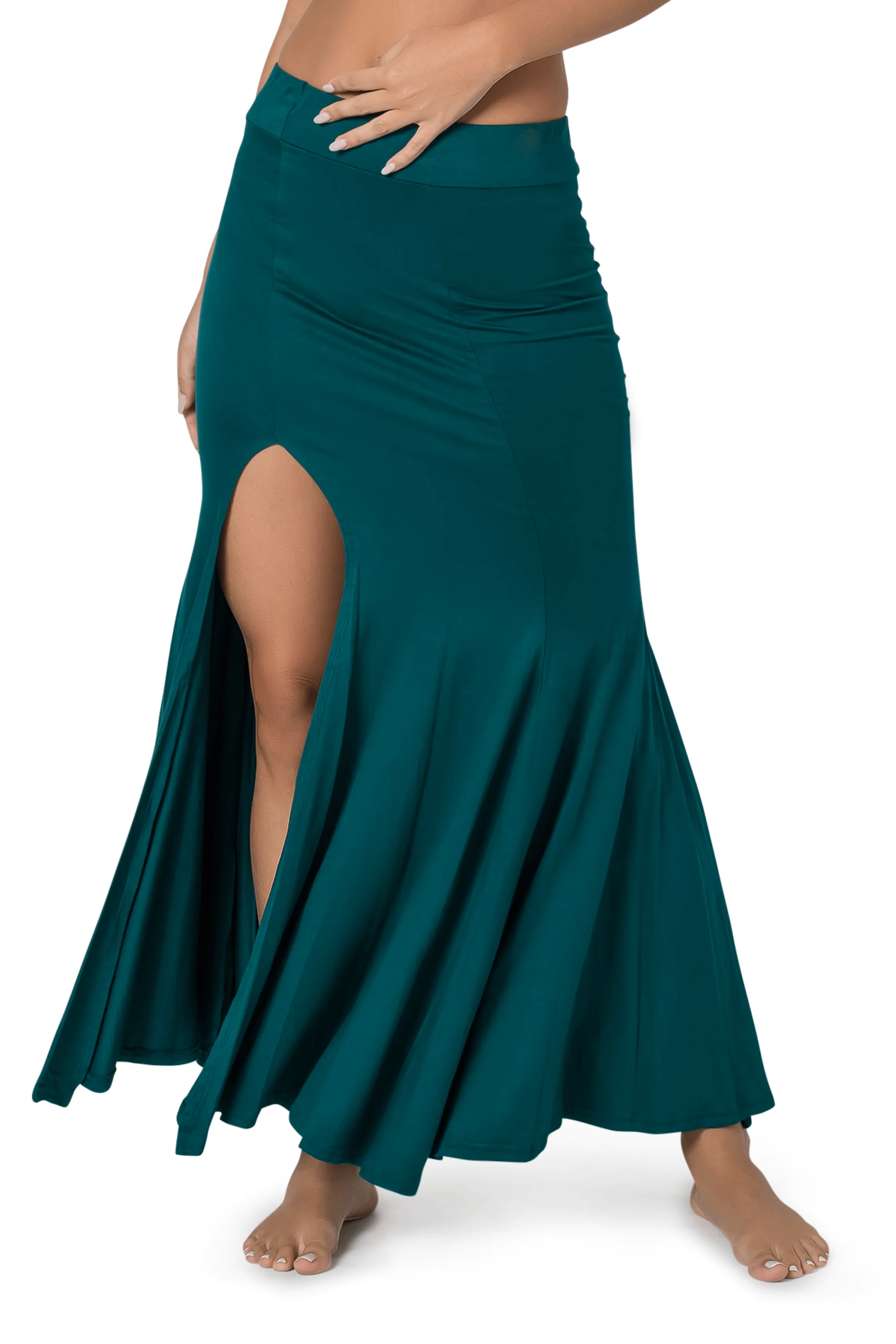 MIRMADE MAXI SLIT SKIRT