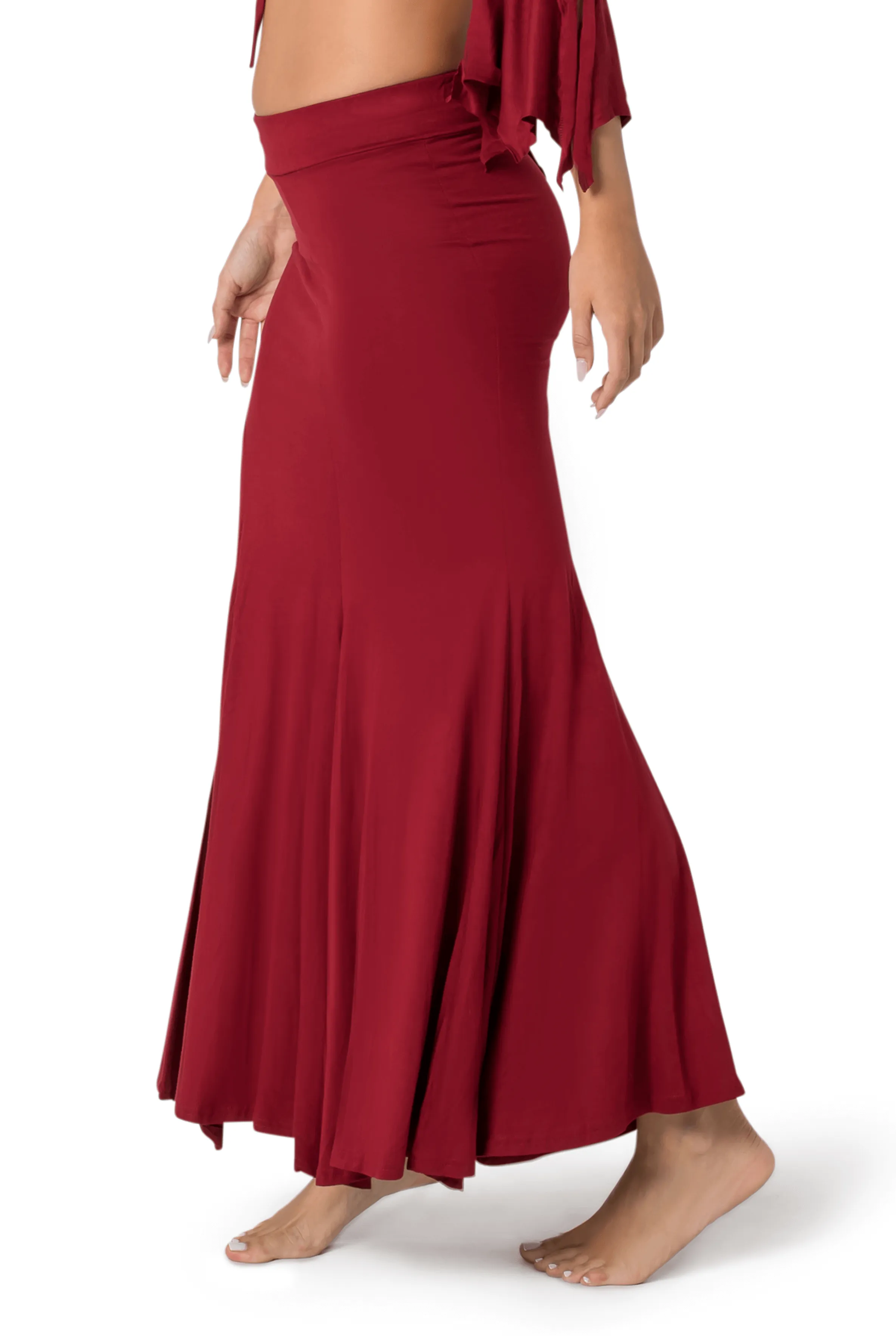 MIRMADE MAXI SLIT SKIRT