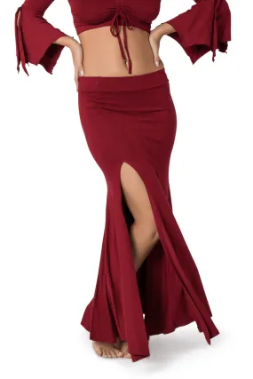 MIRMADE MAXI SLIT SKIRT