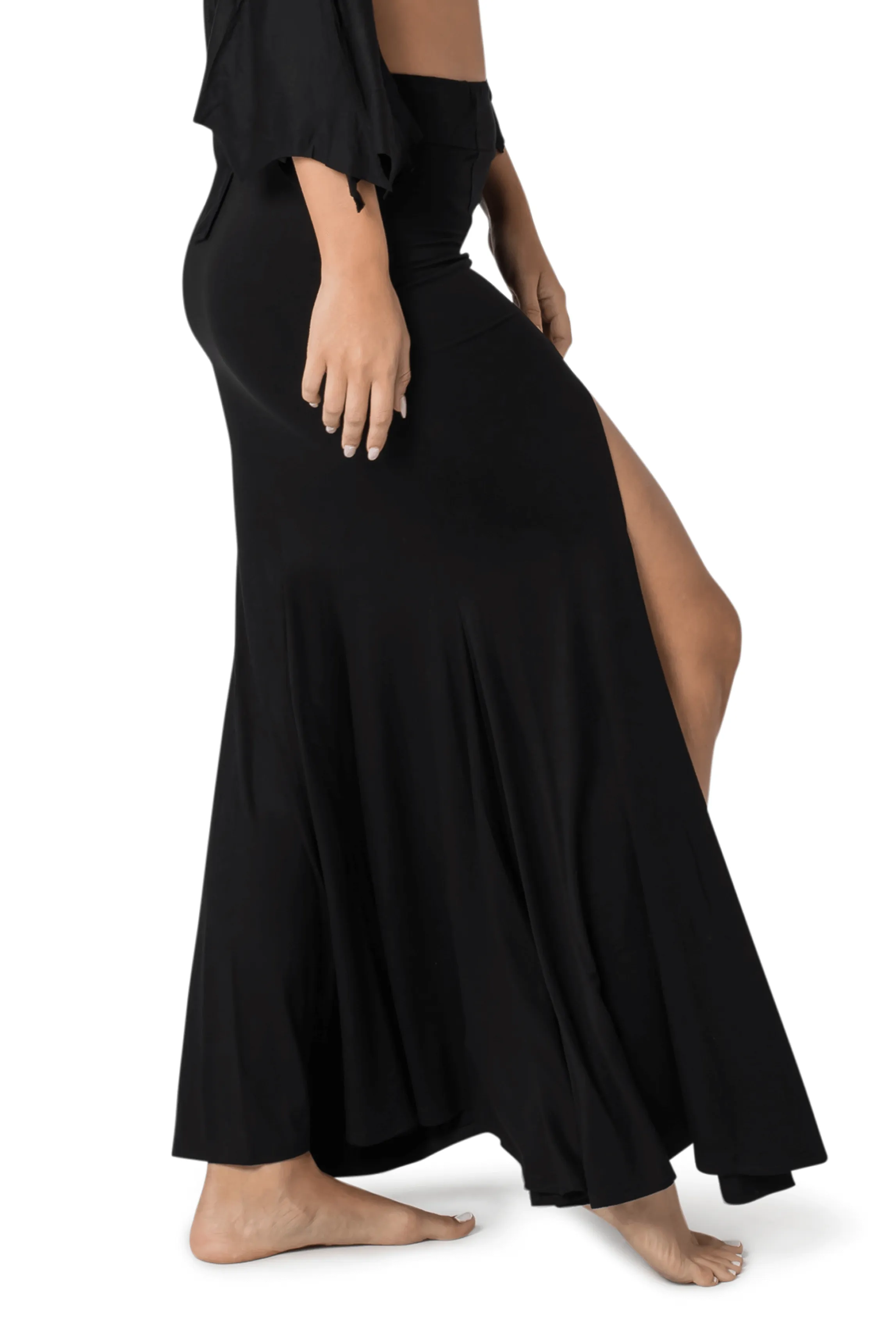 MIRMADE MAXI SLIT SKIRT