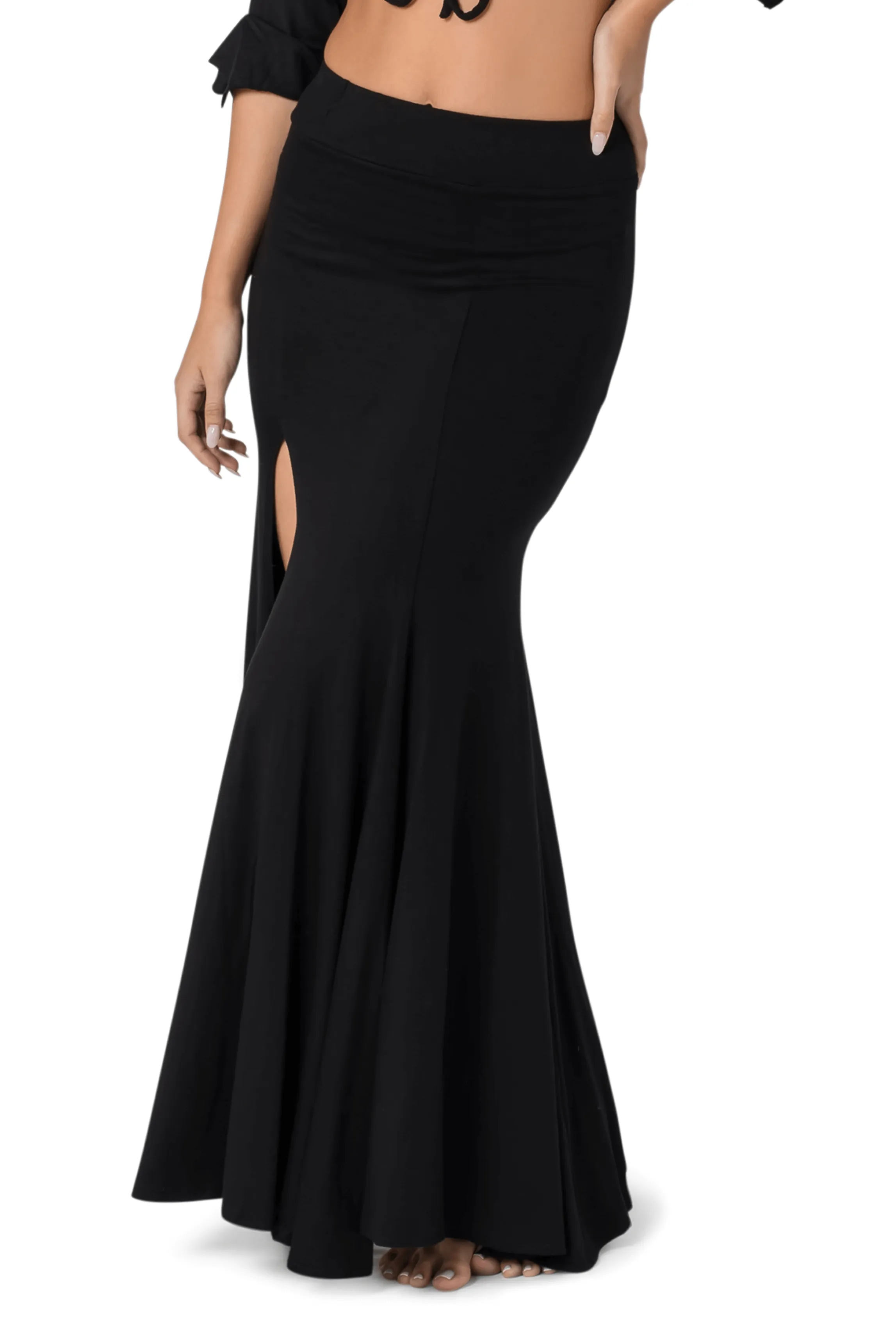 MIRMADE MAXI SLIT SKIRT