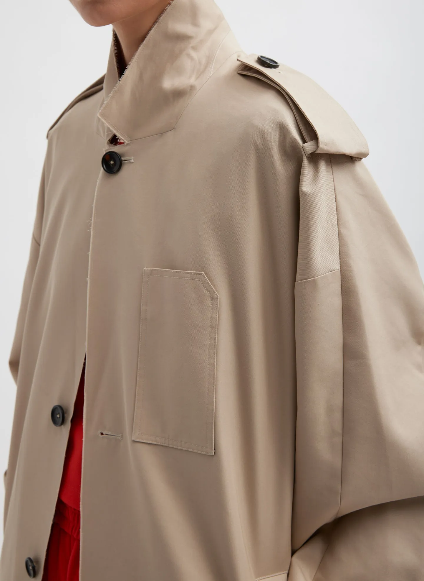 Reversible Cuffed Trench
