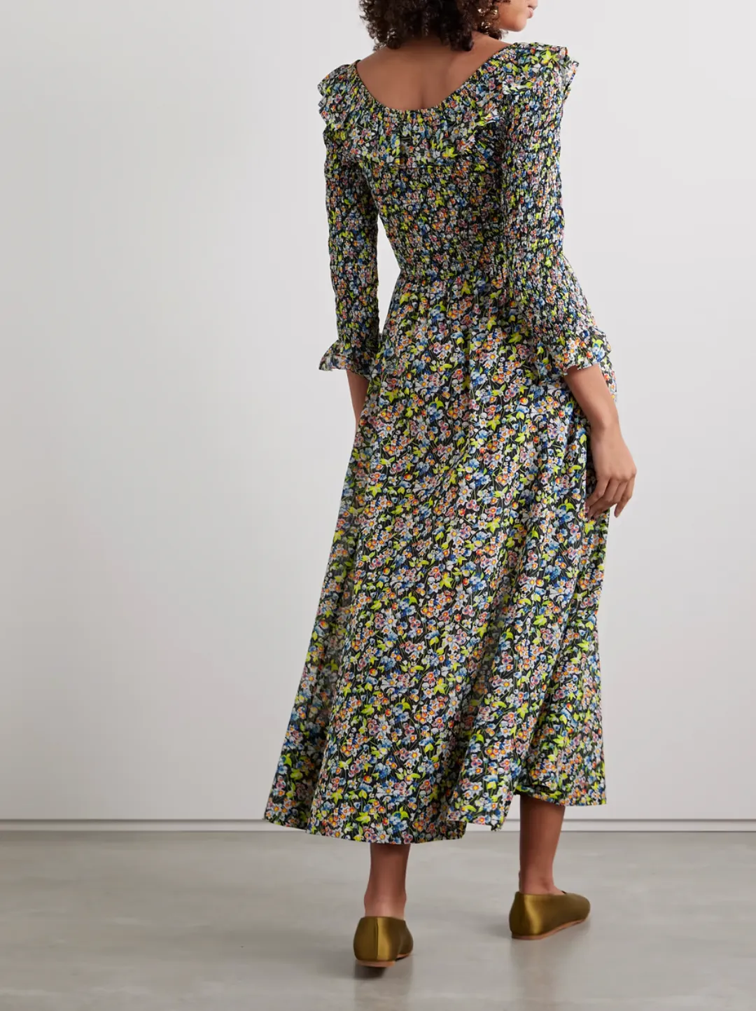 Rosenda Voile Midi Dress