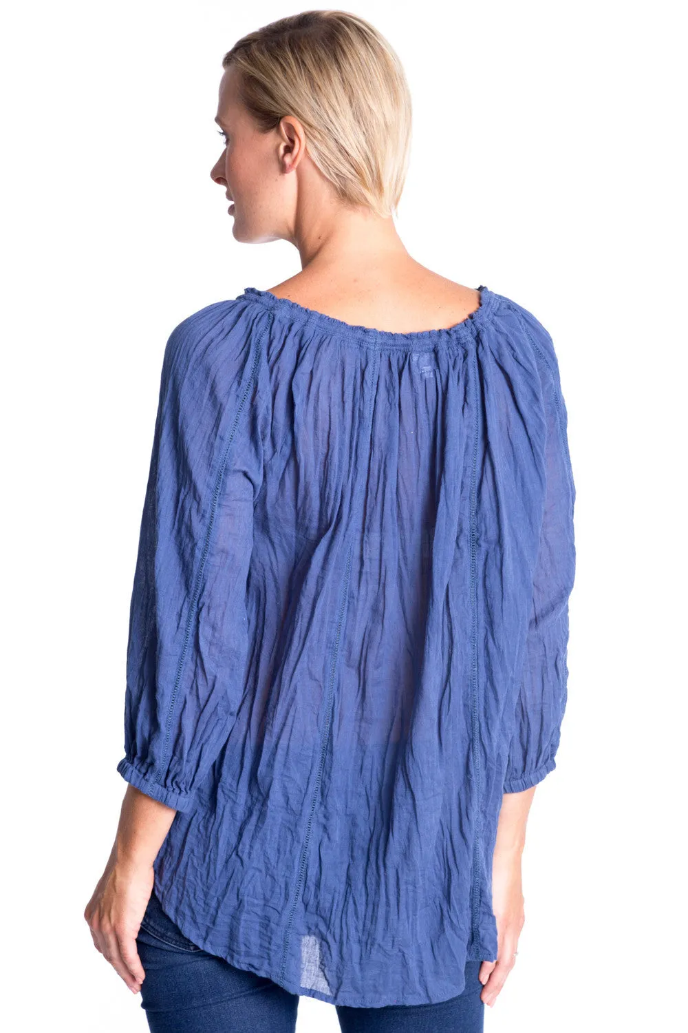 Samara Top in Denim
