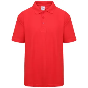 School Uniform Red Polo T Shirts Kids T Shirt Boys Girls Tee Top Sports