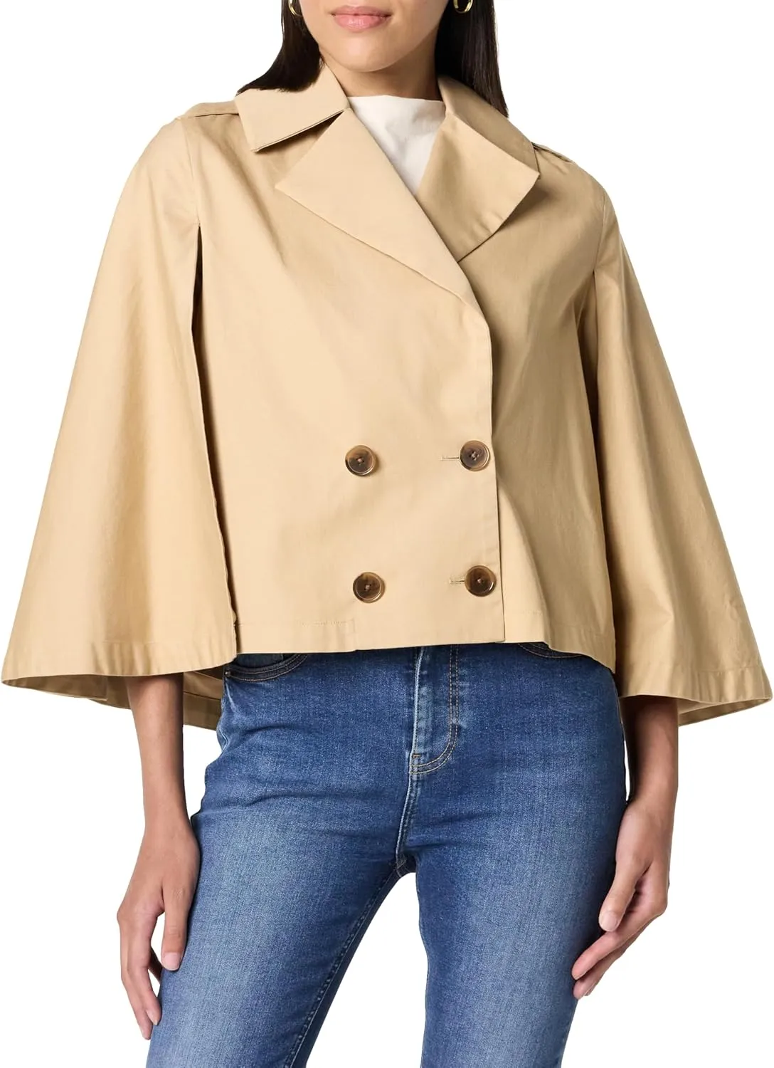 The Drop Women's Hayes Cropped Trench