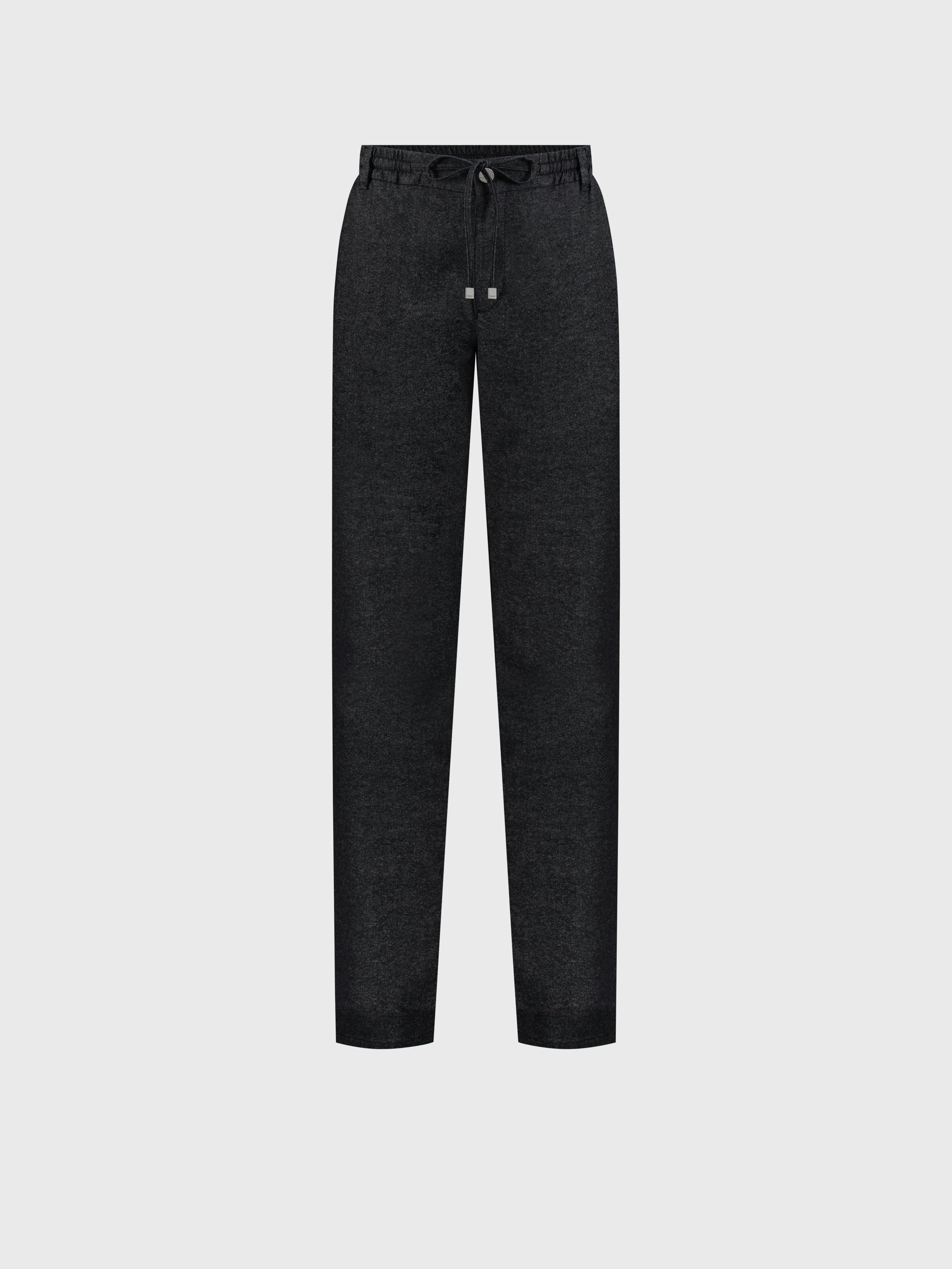 Trousers with Elasticated Waistband Grey Anthracite